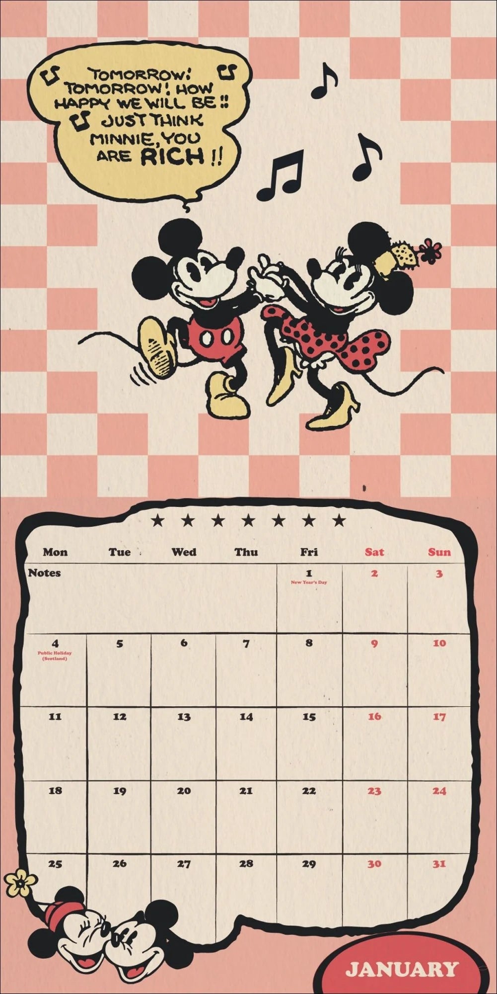 Mickey Classic Broschurkalender 2027 – Ansicht