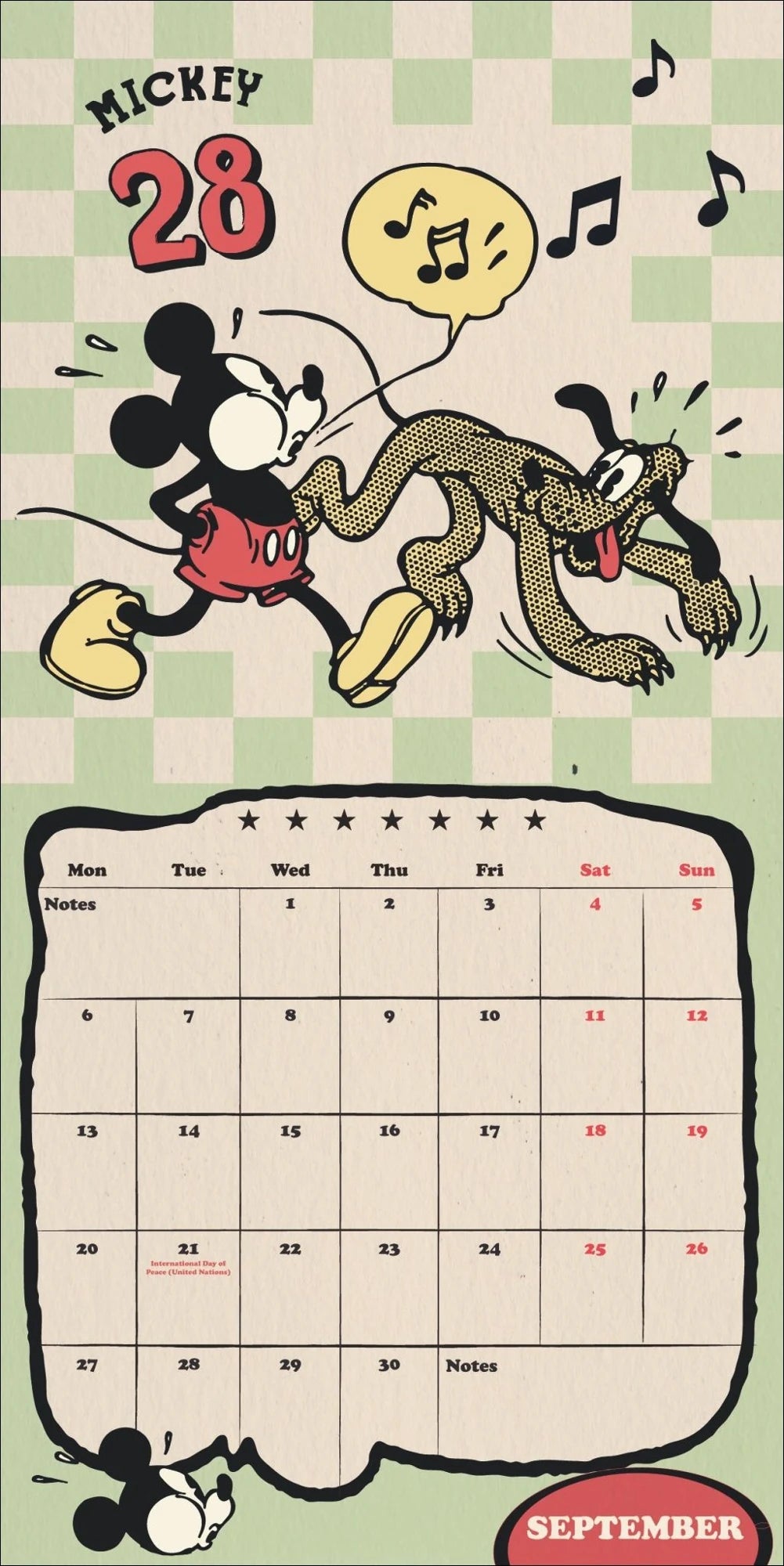 Mickey Classic Broschurkalender 2027 – Ansicht