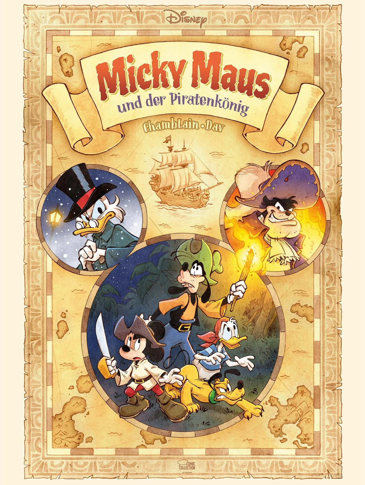 Cover: Micky Maus und der Piratenkönig (Hardcover) von Disney