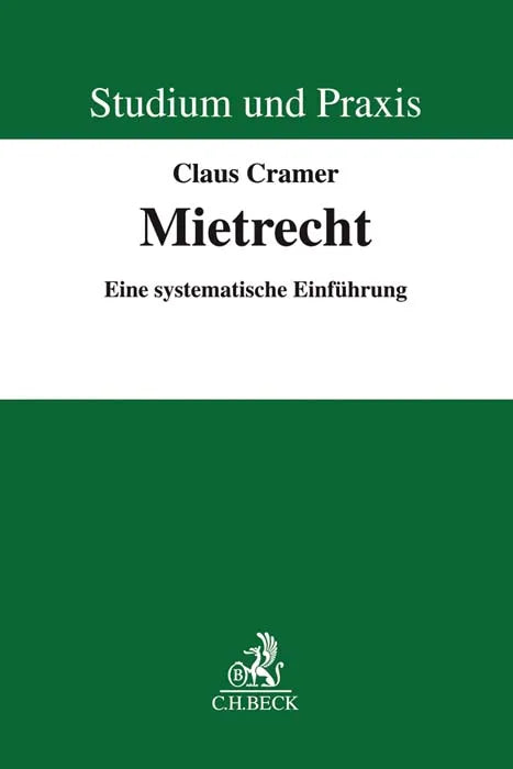 Buchcover von 'Mietrecht' - Taschenbuch von Claus Cramer