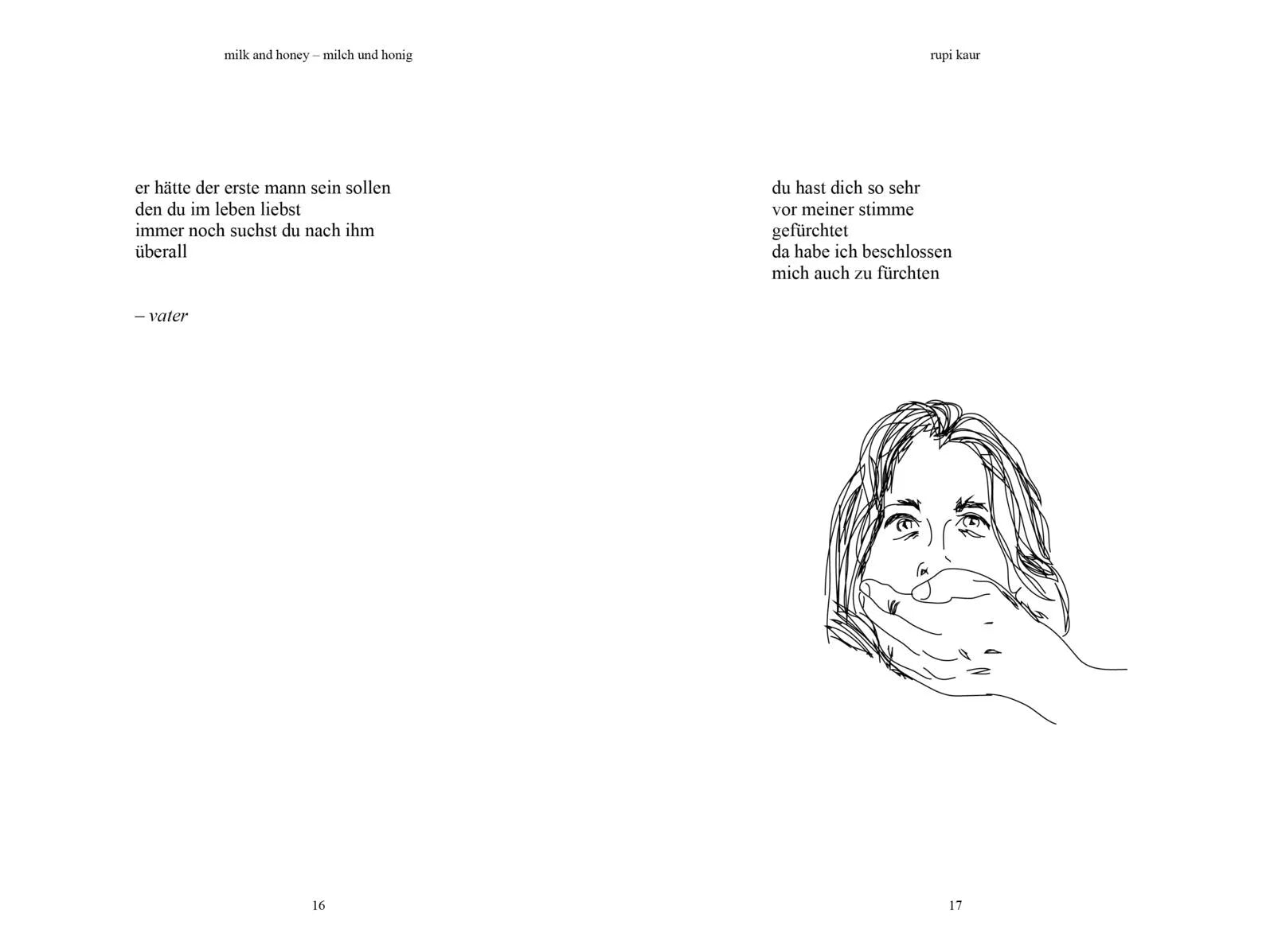 Detailansicht: milk and honey - milch und honig (Taschenbuch)