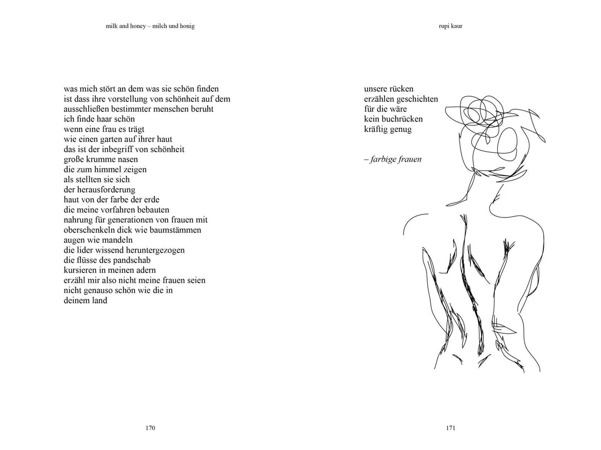 Detailansicht: milk and honey - milch und honig (Taschenbuch)