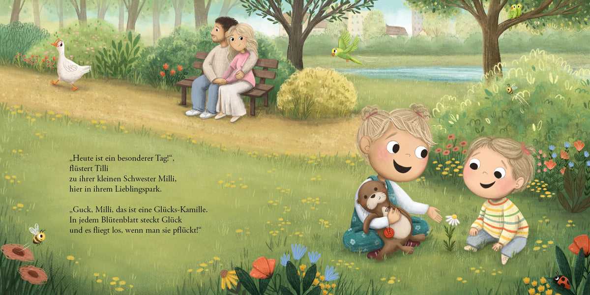 Detailansicht: Milli und die Glücks-Kamille (Hardcover)