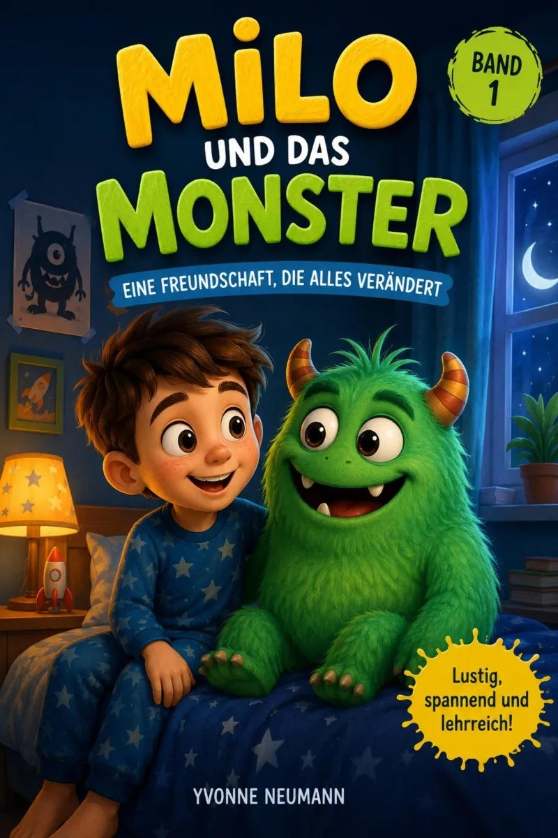 Cover: „Milo und das Monster - Band 1: Eine Freundschaft, die alles verändert“ (E-Book) von Yvonne Neumann