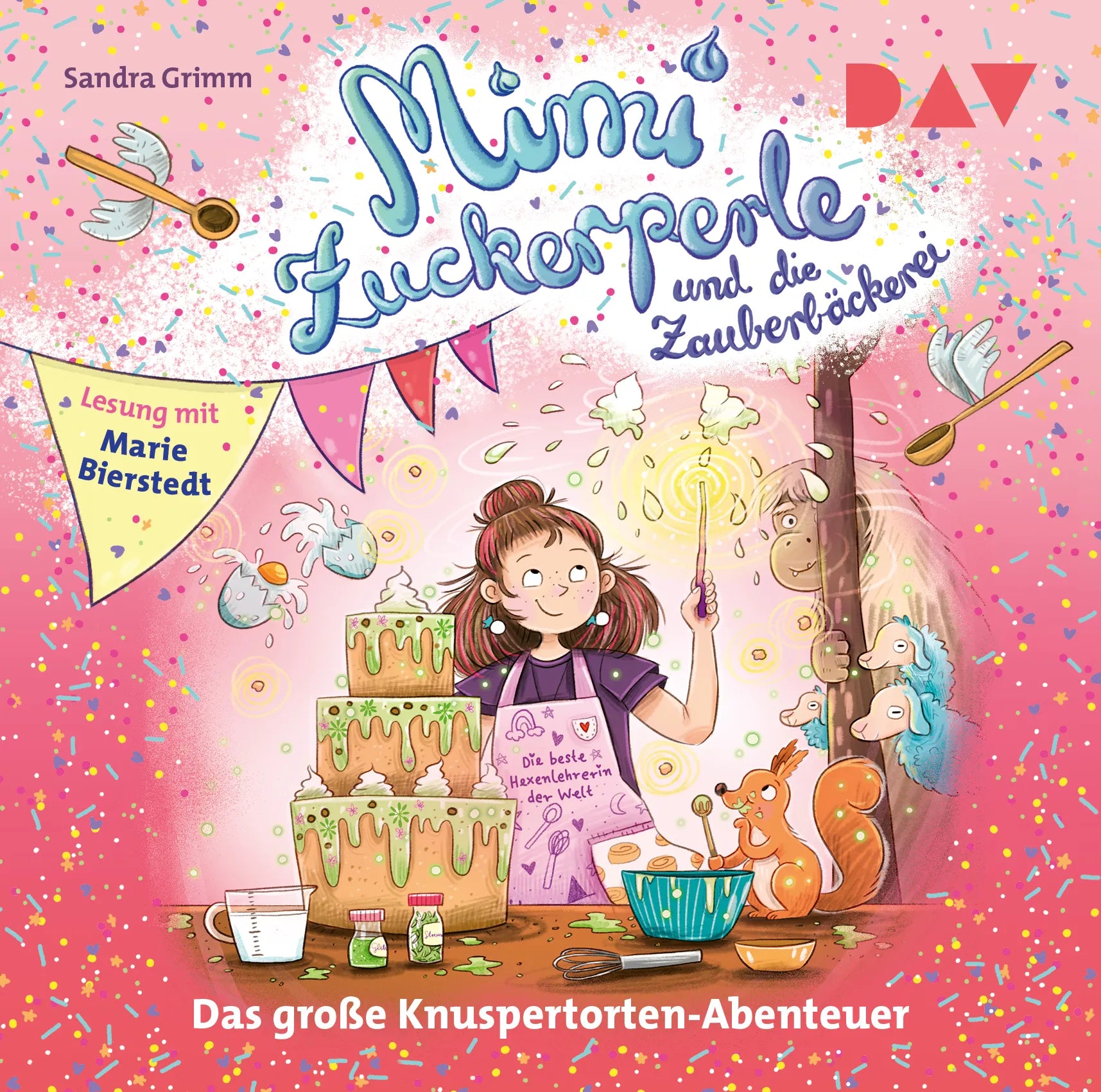 Buchcover von 'Mimi Zuckerperle und die Zauberbäckerei – Das große Knuspertorten-Abenteuer' - Hörbuch (CD) von Sandra Grimm