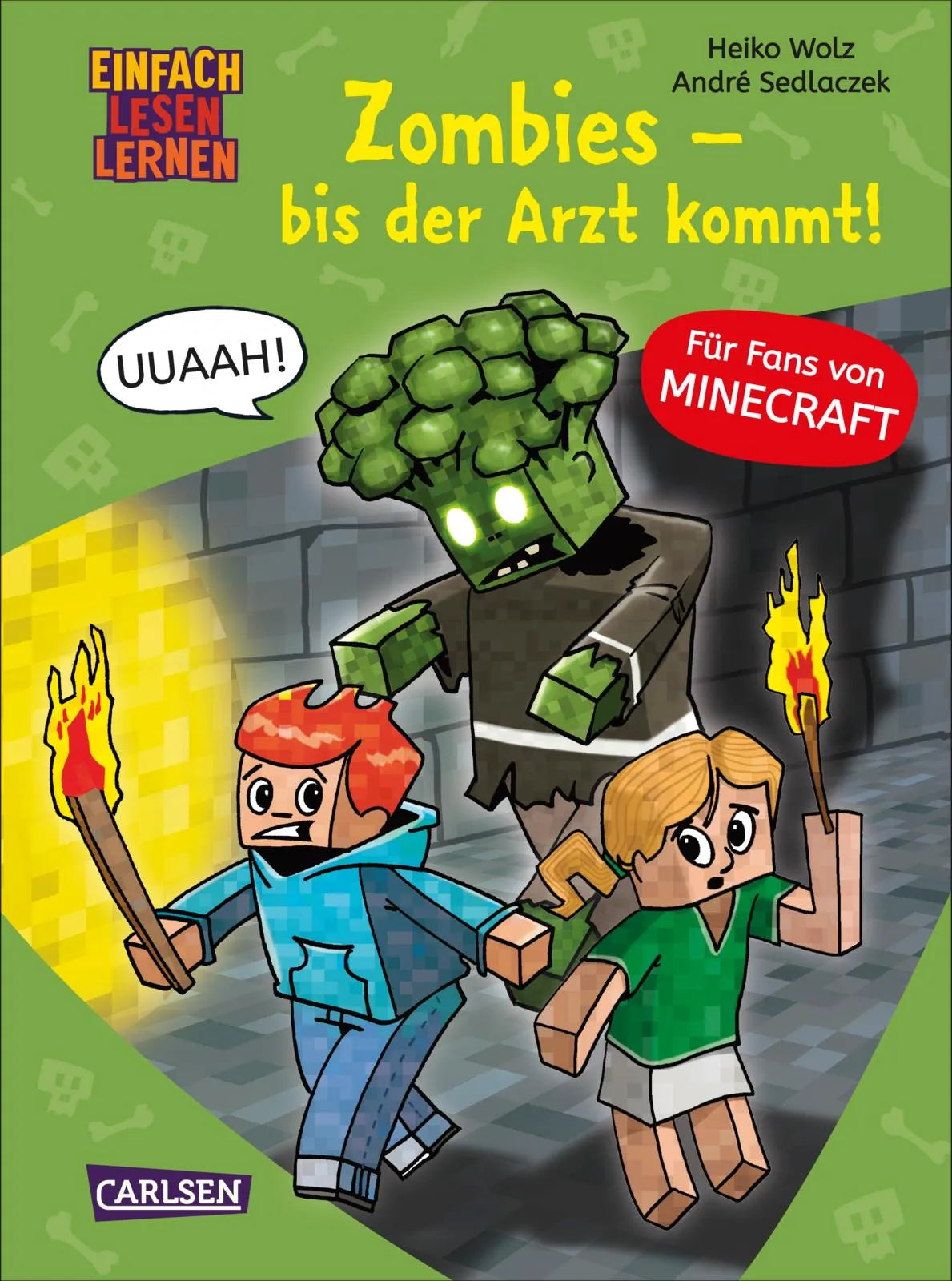 Buchcover von 'Minecraft 1: Zombies – bis der Arzt kommt!' - Gebundene Ausgabe von Heiko Wolz
