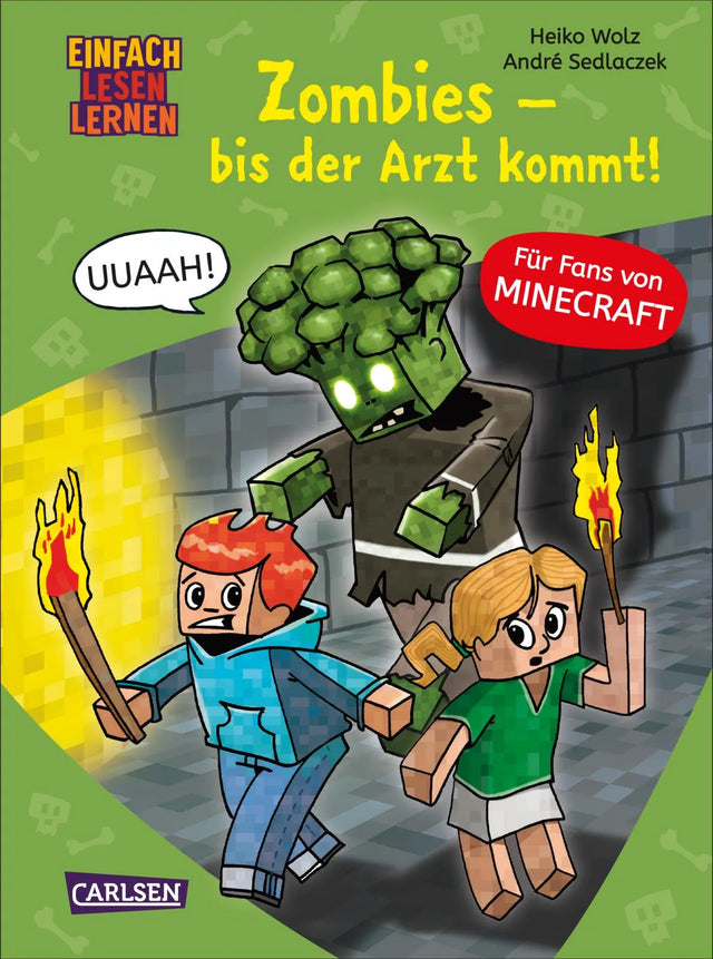 Buchcover von 'Minecraft 1: Zombies – bis der Arzt kommt!' - Gebundene Ausgabe von Heiko Wolz
