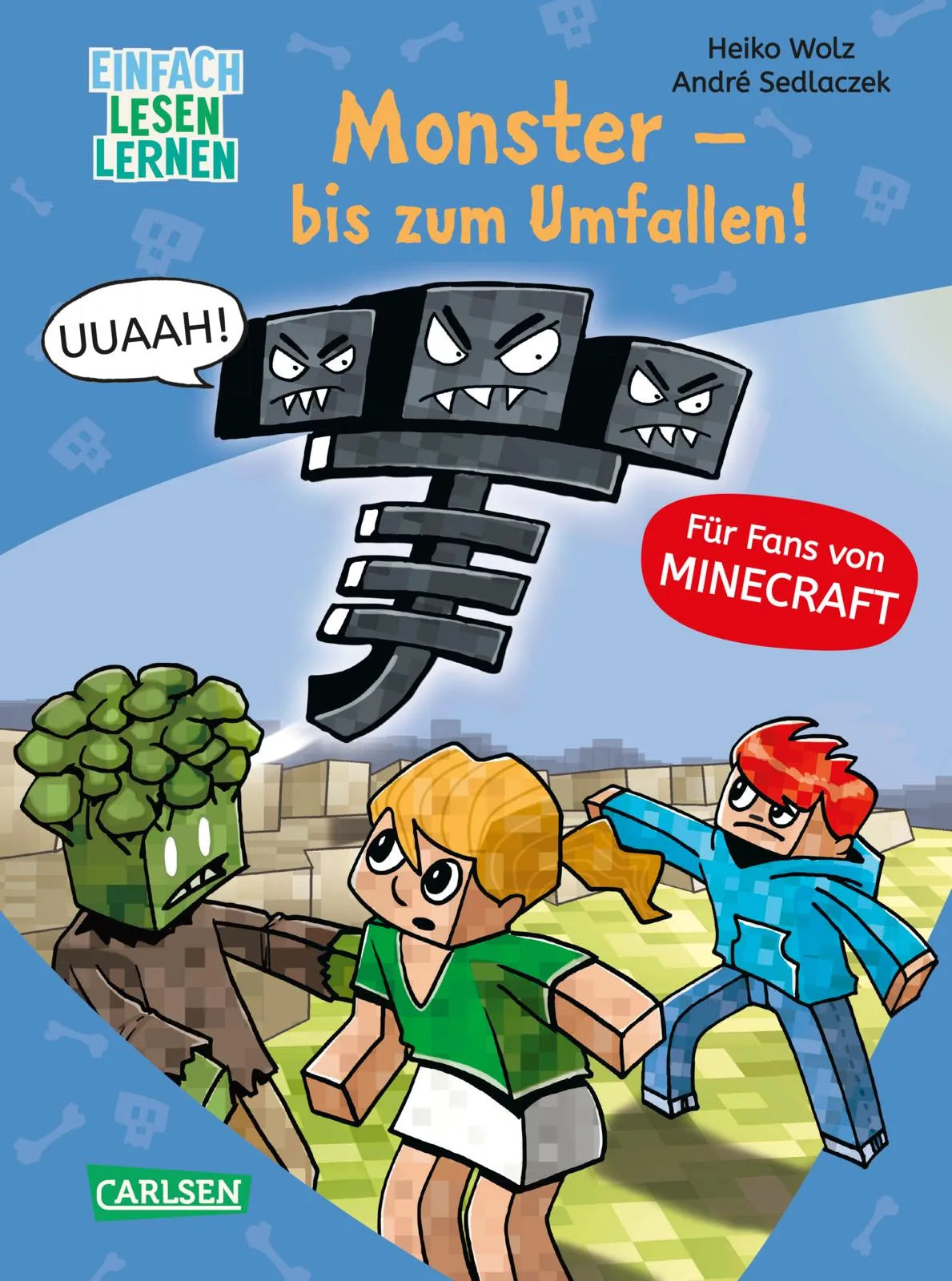 Buchcover von 'Minecraft 2: Monster – bis zum Umfallen!' - Gebundene Ausgabe von Heiko Wolz