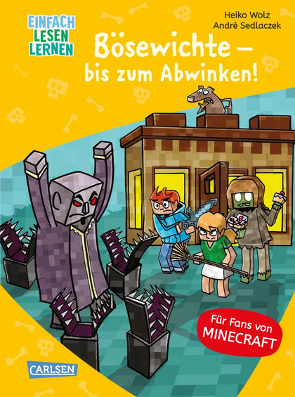 Buchcover von 'Minecraft 5: Bösewichte – bis zum Abwinken!' - Gebundene Ausgabe von Heiko Wolz