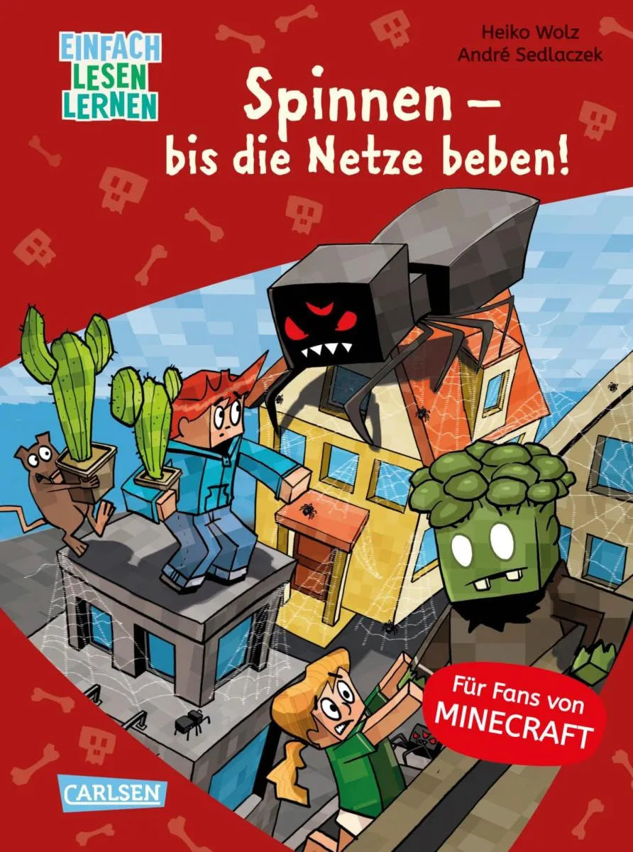 Cover: Minecraft 8: Spinnen - bis die Netze beben! (E-Book) von Heiko Wolz