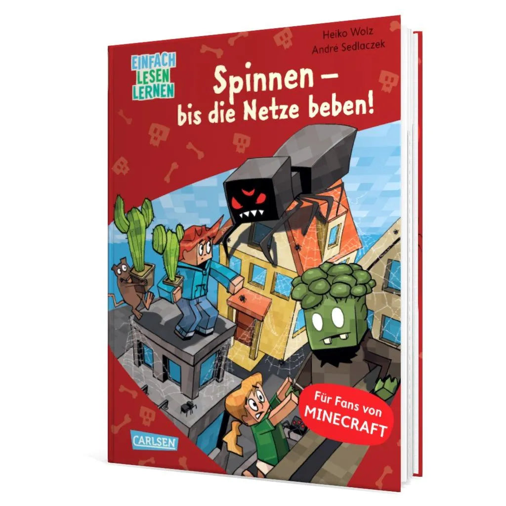 Produktansicht: Minecraft 8: Spinnen – bis die Netze beben! (Gebundene Ausgabe)