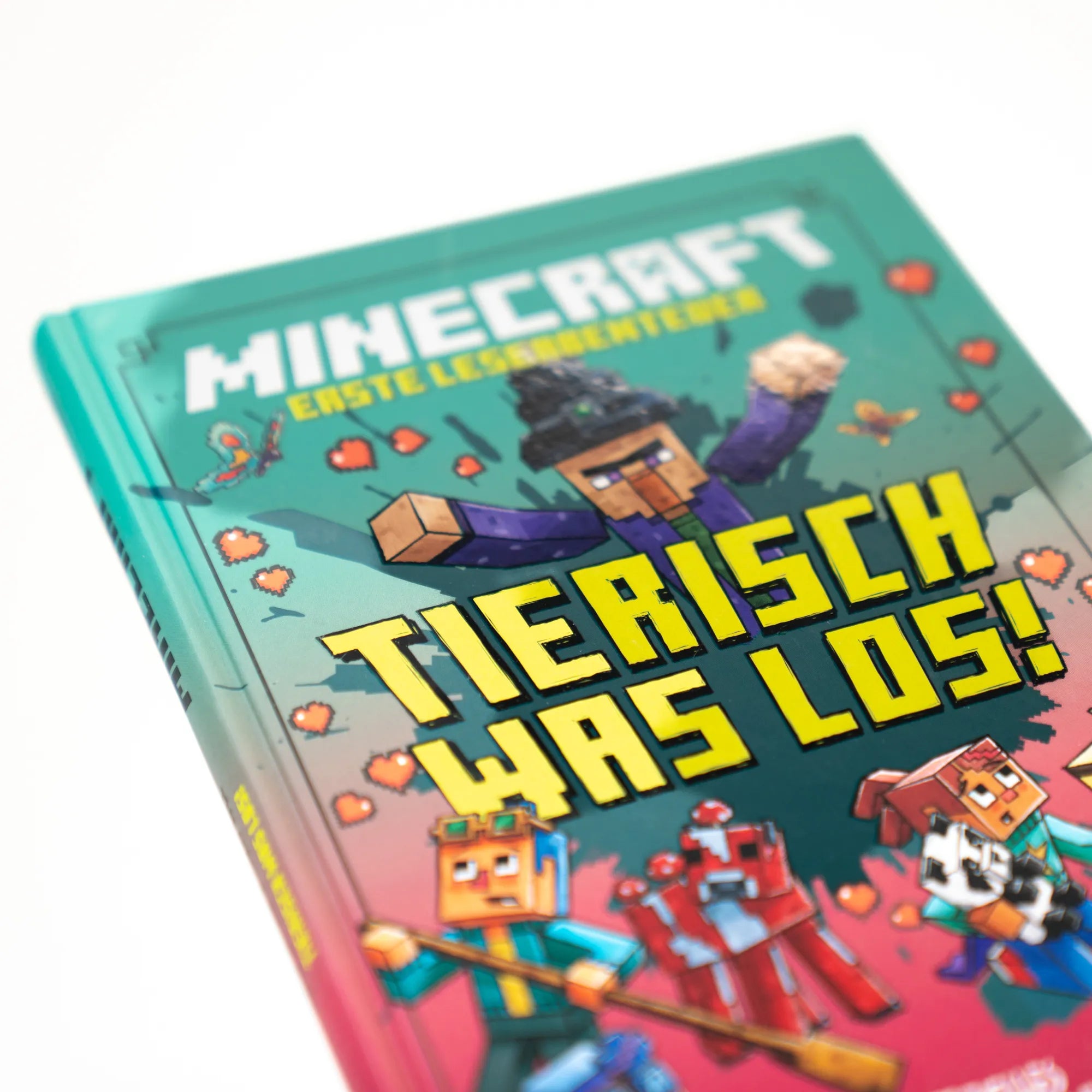 Produktansicht: Minecraft Erste Leseabenteuer – Tierisch was los! (Gebundene Ausgabe)
