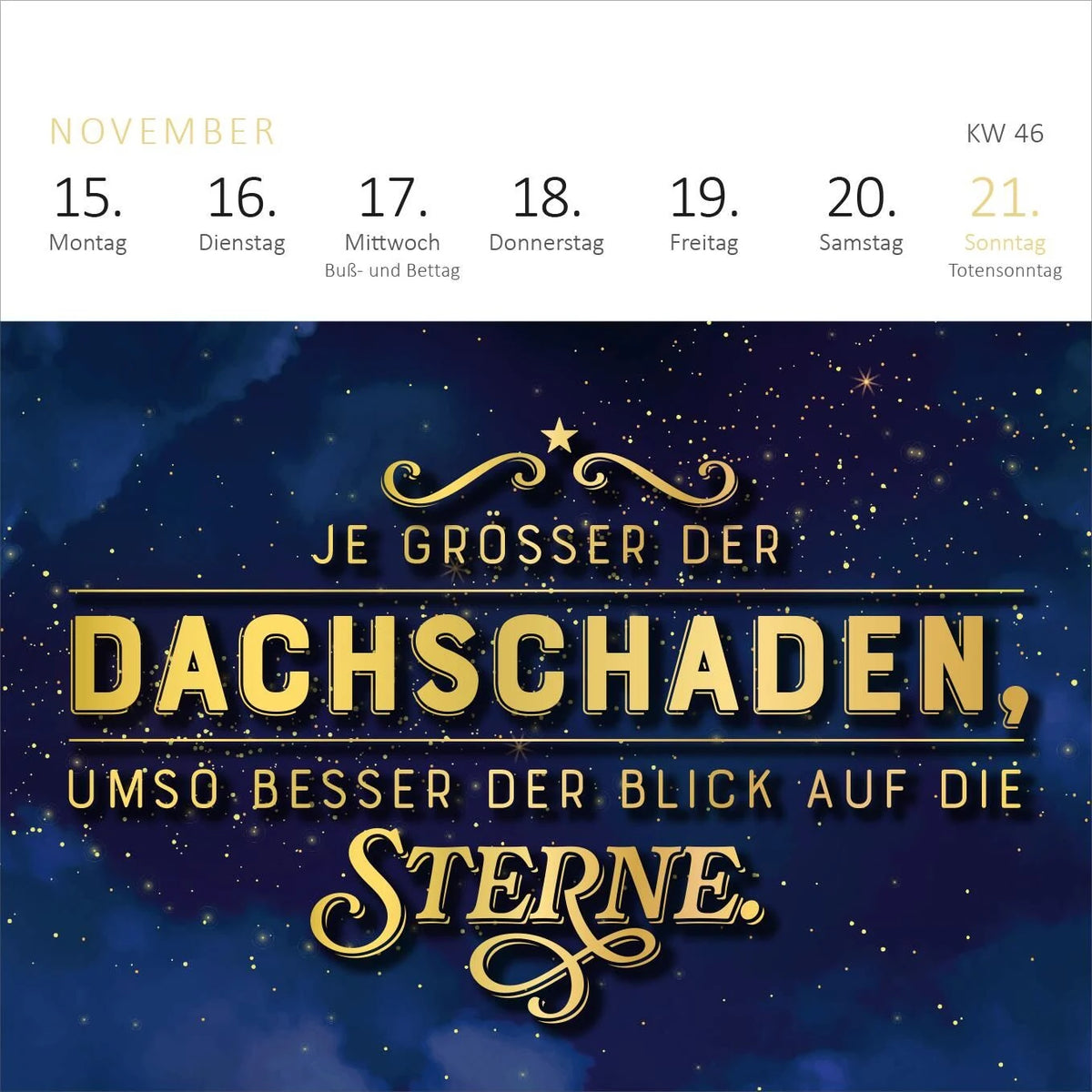 Mini-Wochenkalender Fehlt nur noch das Zelt, dann wäre der Zirkus hier perfekt. 2027 – Ansicht