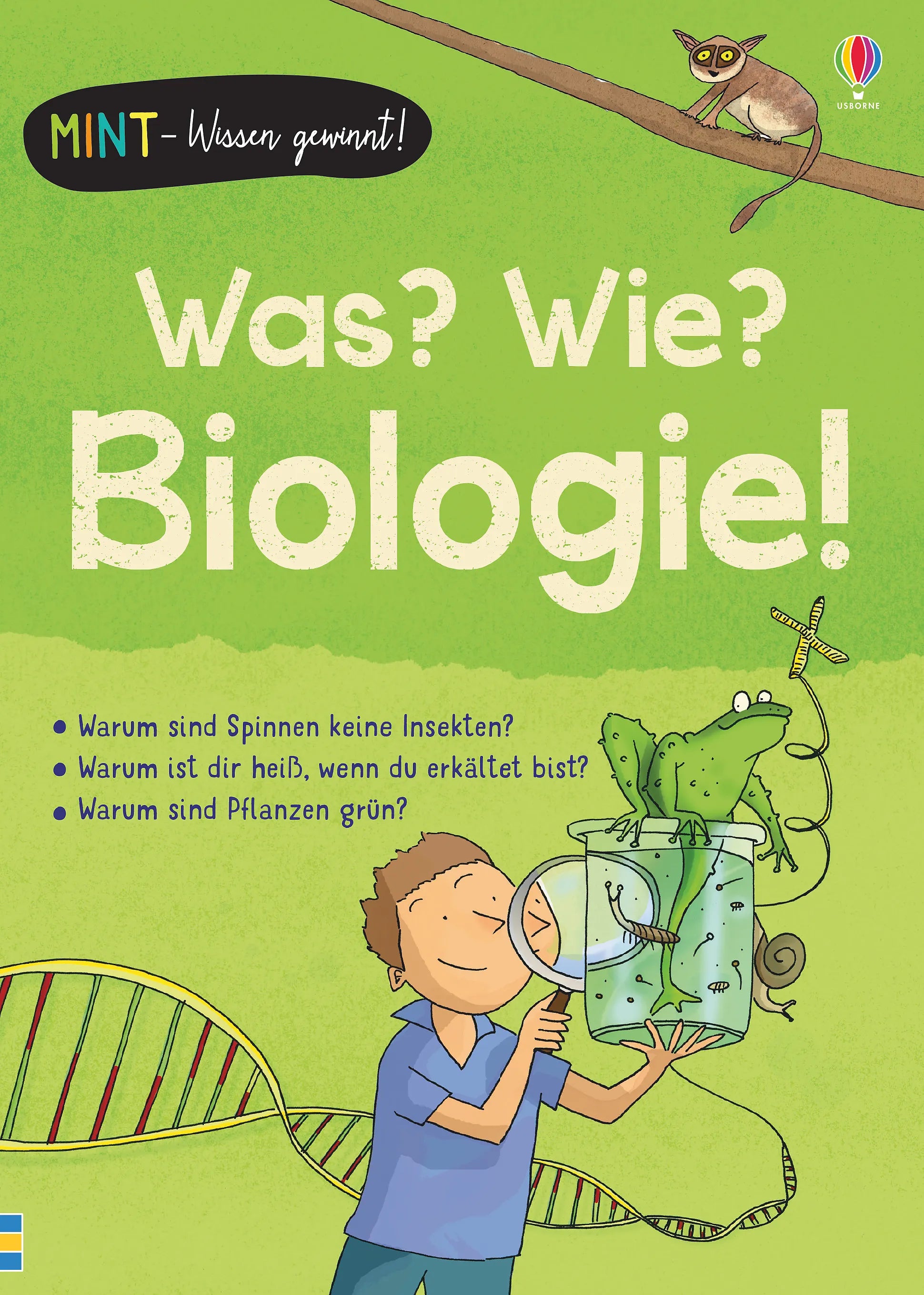 Buchcover von 'MINT - Wissen gewinnt! Was? Wie? Biologie!' - Gebundene Ausgabe von Hazel Maskell