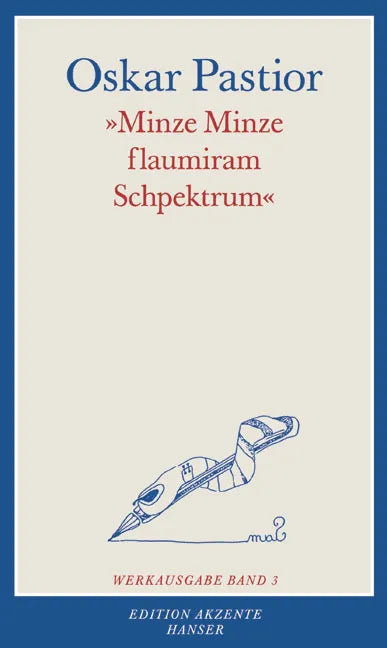 Buchcover von '"Minze, Minze flaumiran Schpektrum"' - Taschenbuch von Oskar Pastior