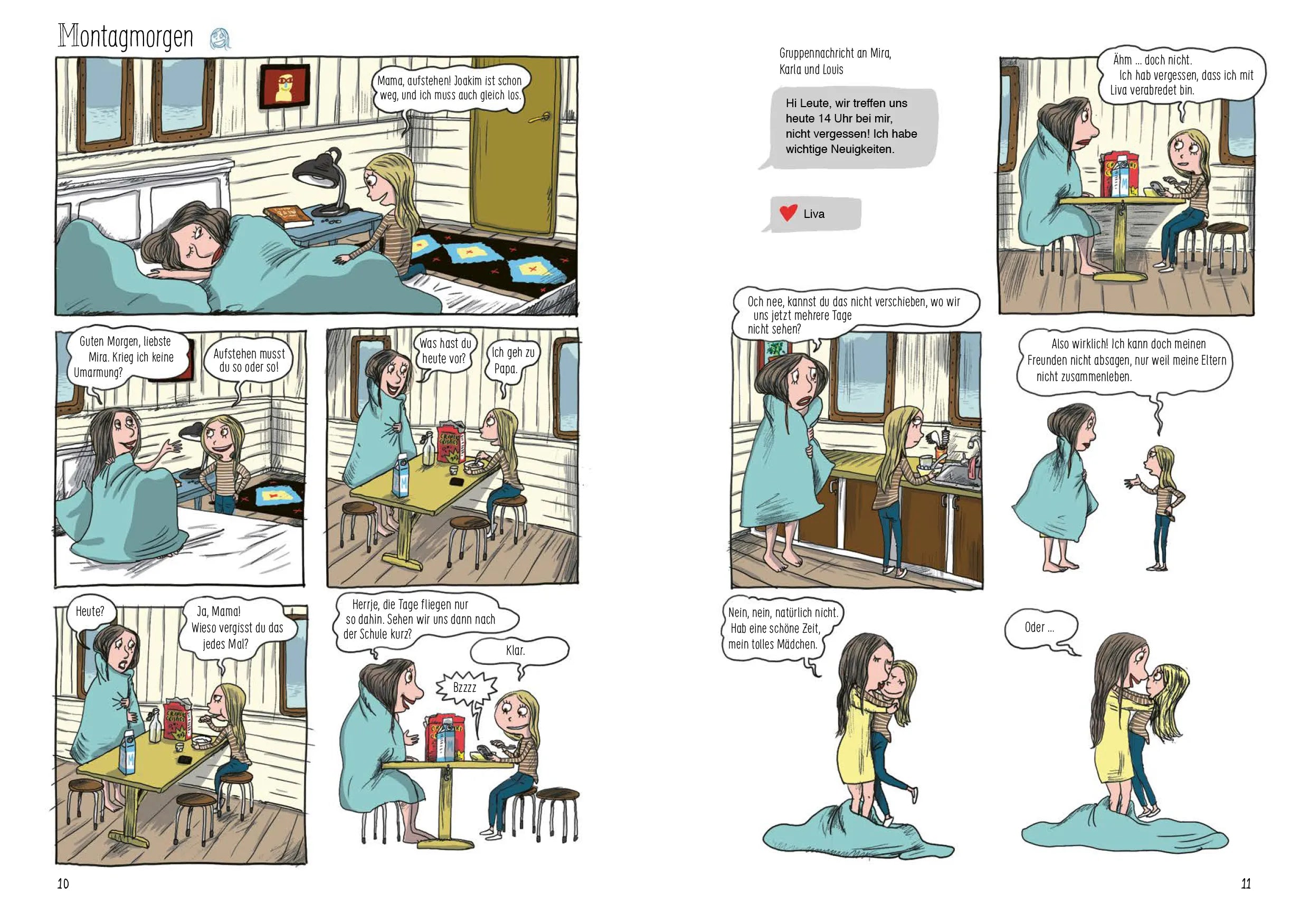 Sabine Lemire - Mira #kuss #kunst #familie