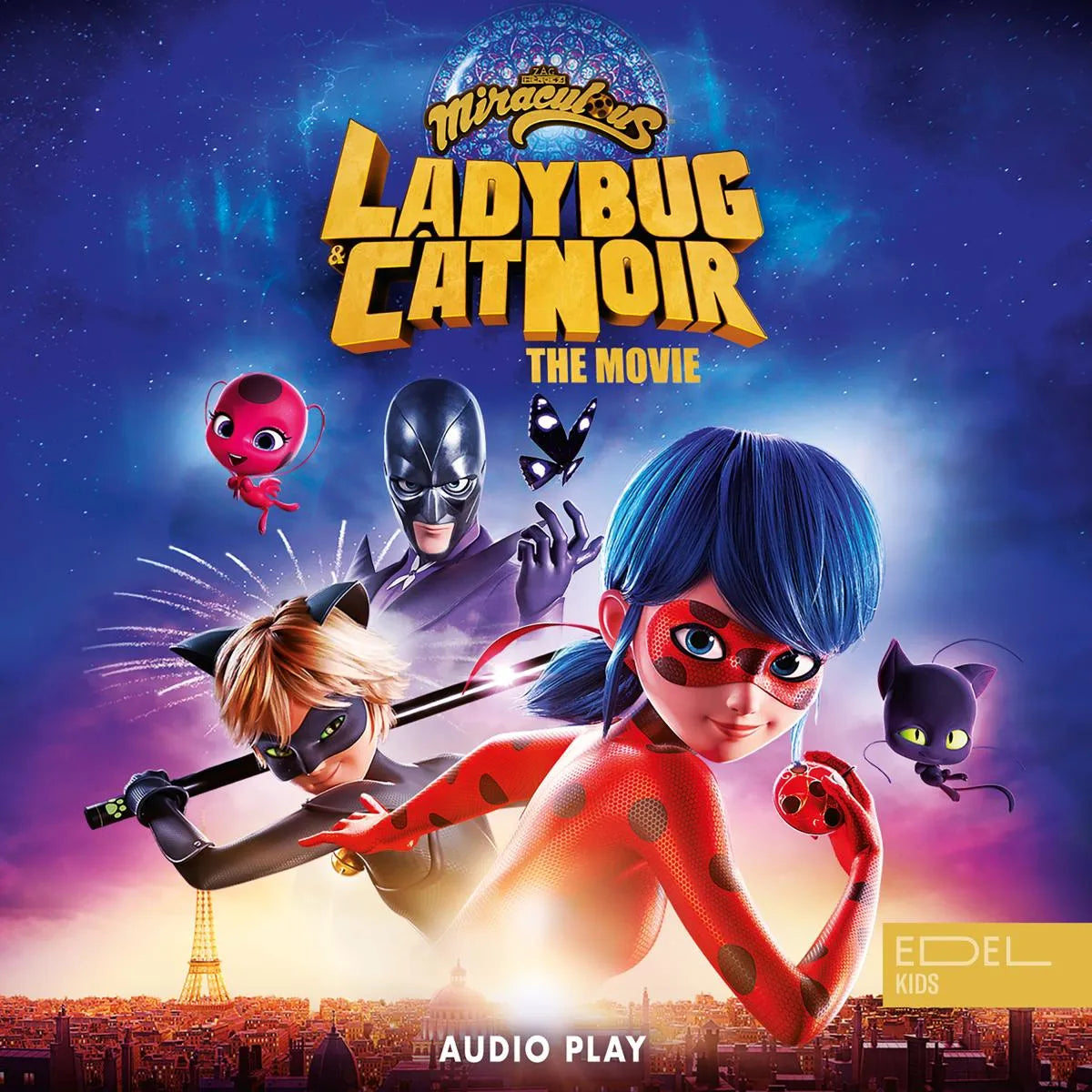 Cover: Miraculous: Ladybug & Cat Noir, the Movie - Audio Play (Hörbuch Download) von Karin El Makaddem