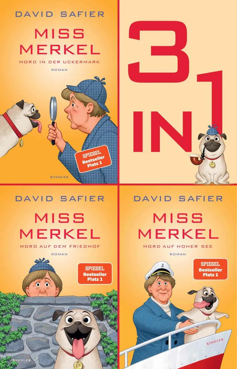 Cover: Miss Merkel: 3in1 Bundle (E-Book) von David Safier