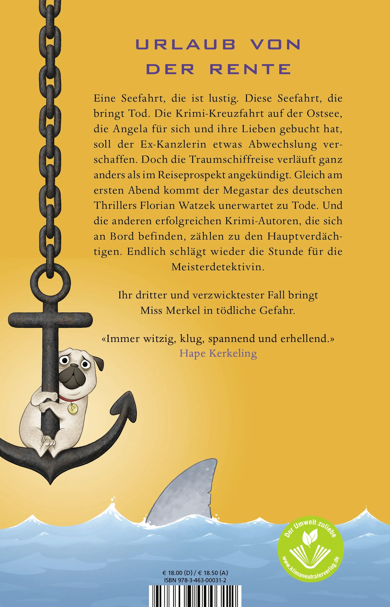 Rückseite: Miss Merkel: Mord auf hoher See (Paperback)