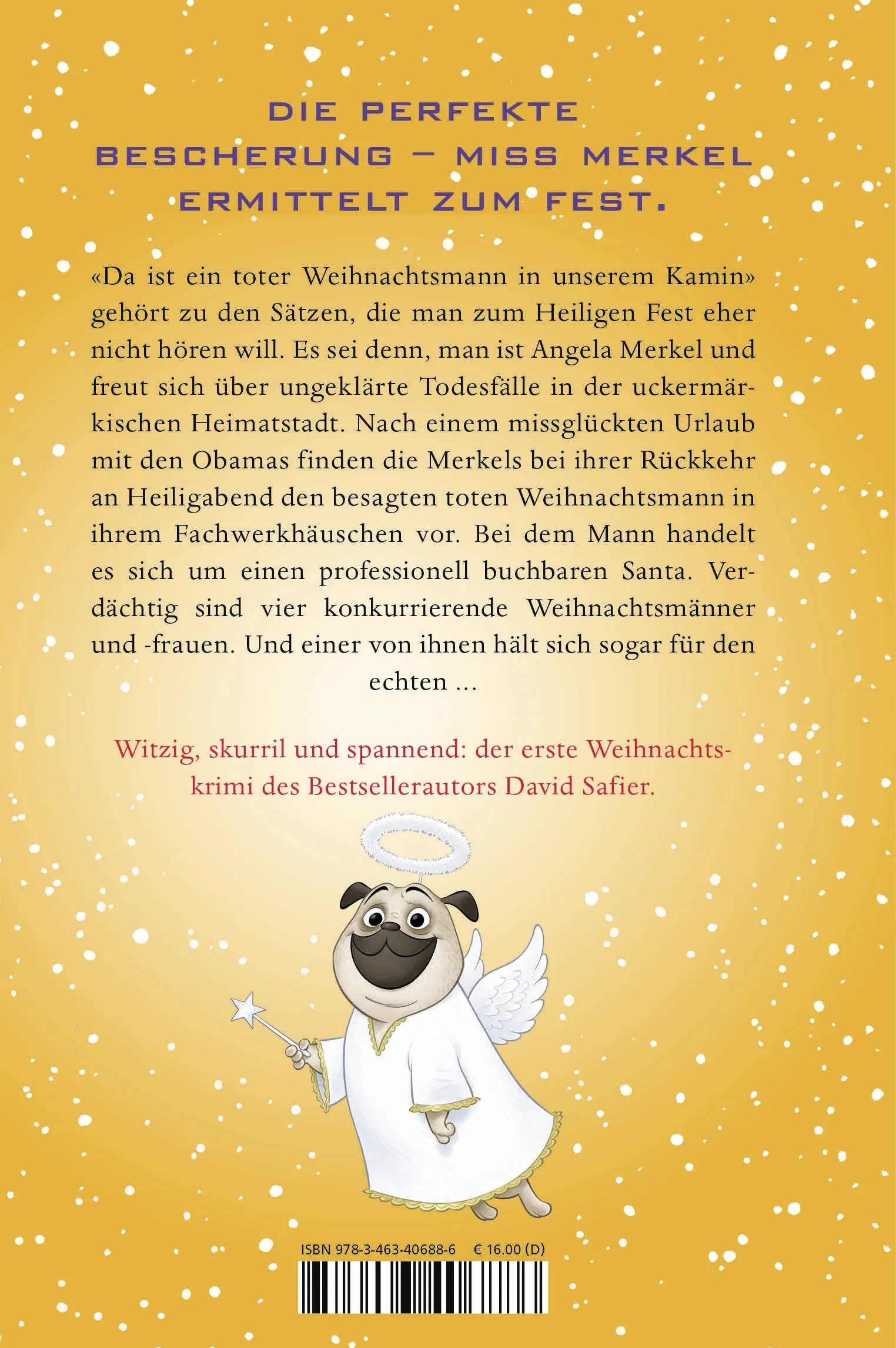 Rückseite: Miss Merkel: Mord unterm Weihnachtsbaum (Hardcover)