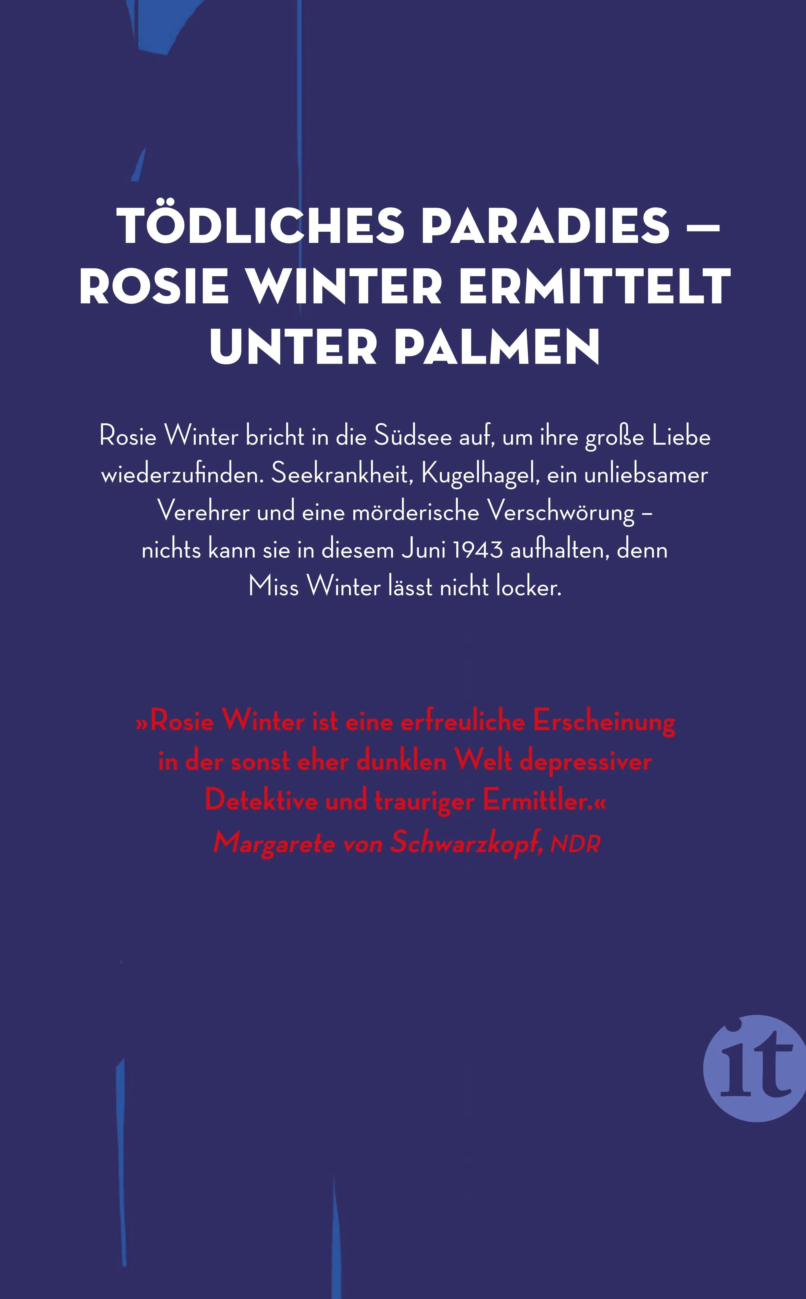 Buchrückseite von 'Miss Winter lässt nicht locker' mit Klappentext - Taschenbuch