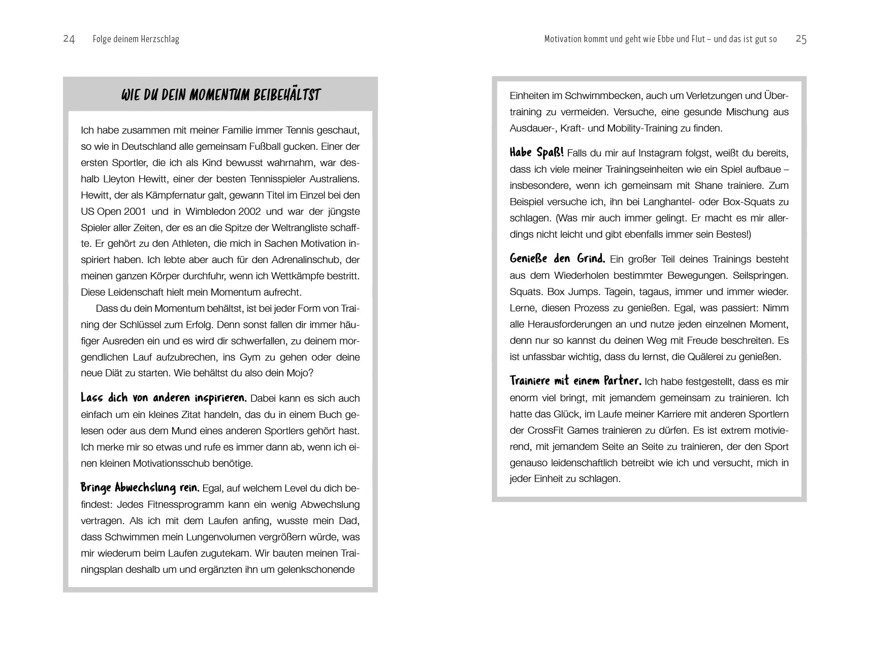 Innenansicht von 'Mit der Kraft des Herzens' - Taschenbuch