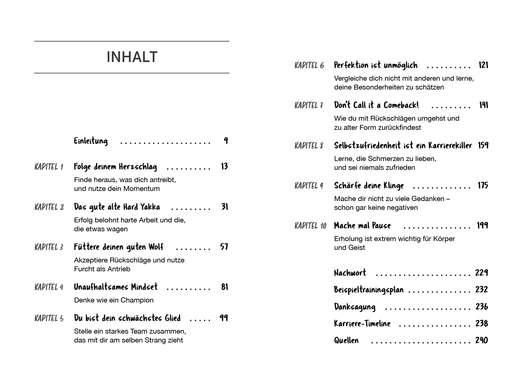 Innenansicht von 'Mit der Kraft des Herzens' - Taschenbuch
