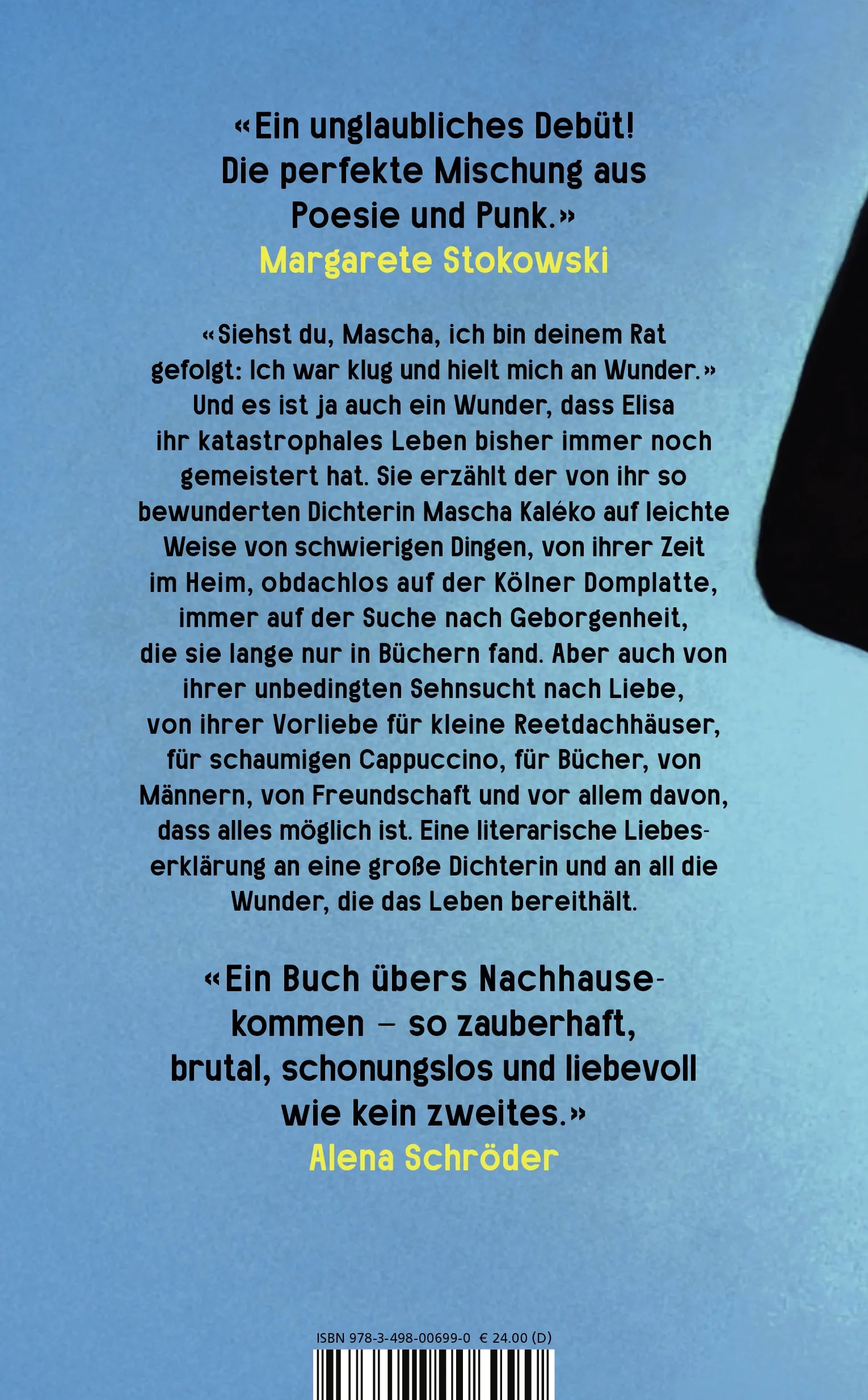 Rückseite: Mit dir, da möchte ich im Himmel Kaffee trinken (Hardcover)