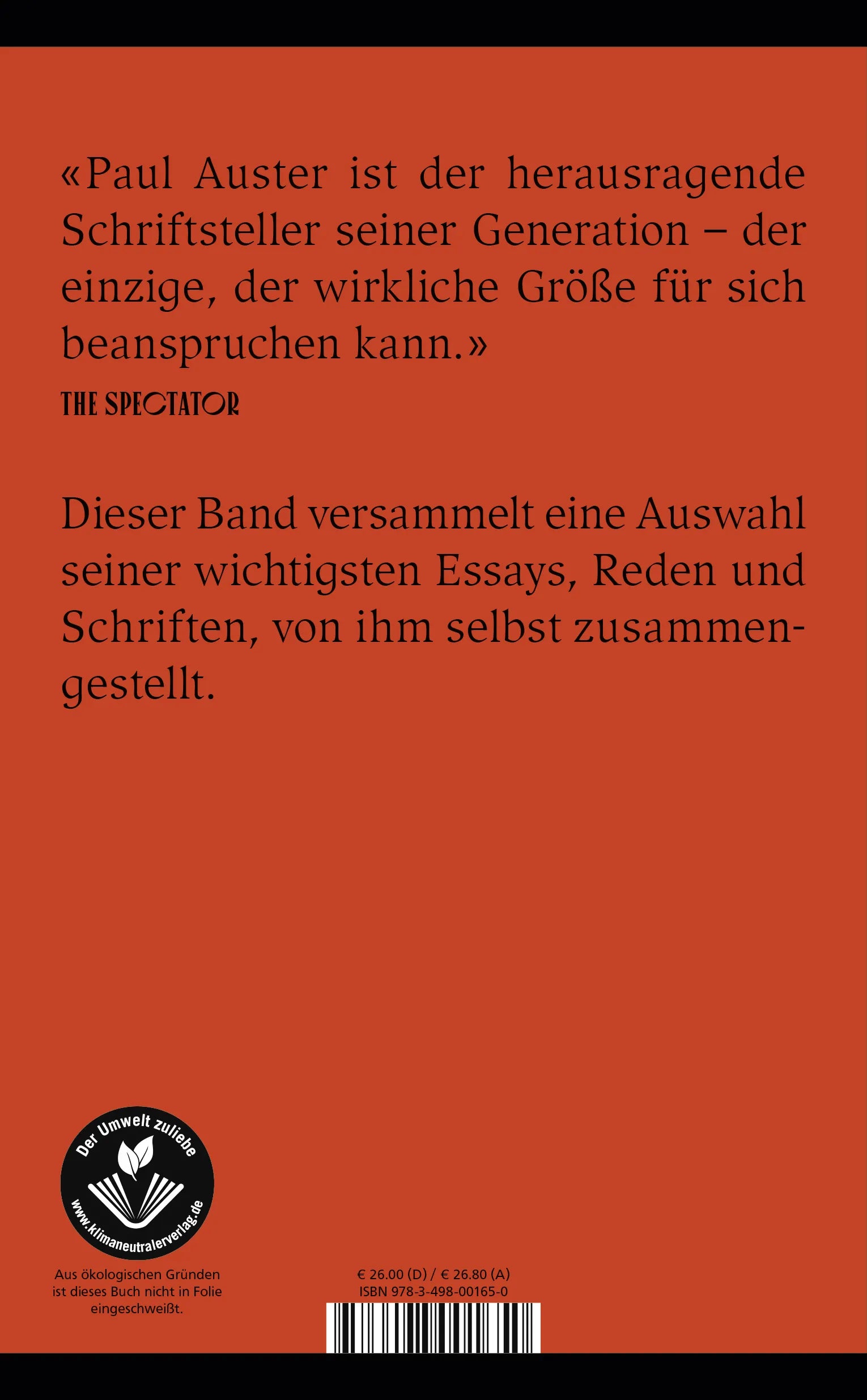 Buchrückseite von 'Mit Fremden sprechen' mit Klappentext - Gebundene Ausgabe