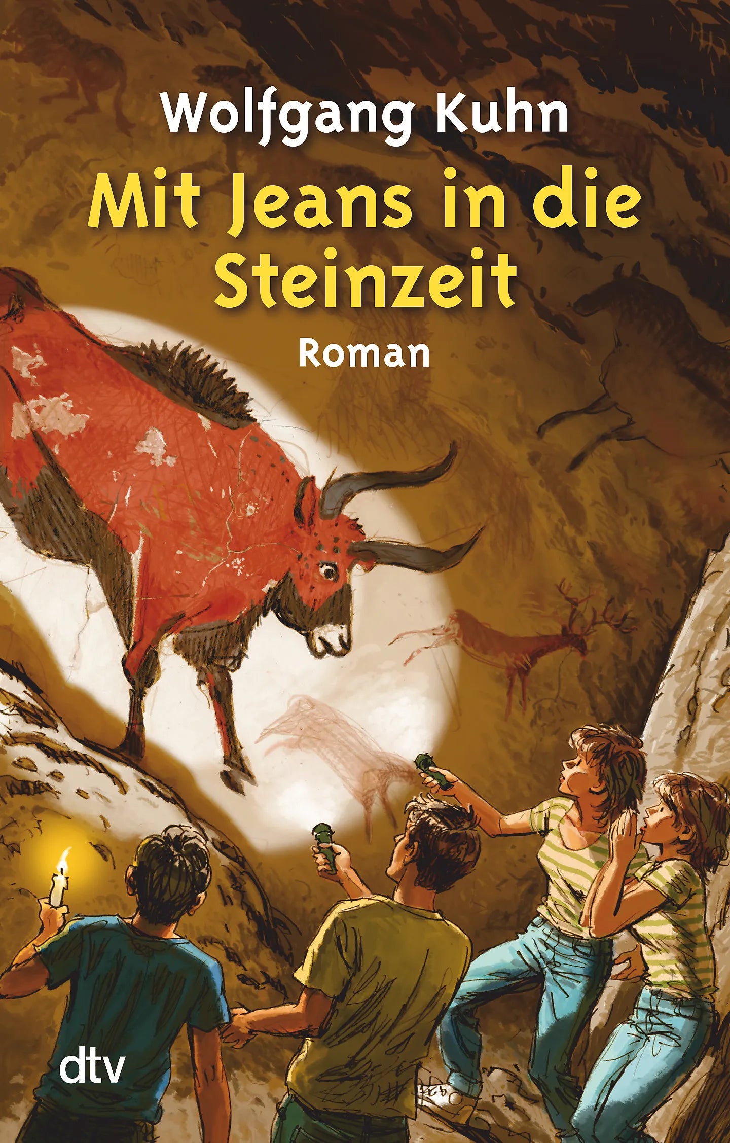 Buchcover von 'Mit Jeans in die Steinzeit' - Taschenbuch von Wolfgang Kuhn