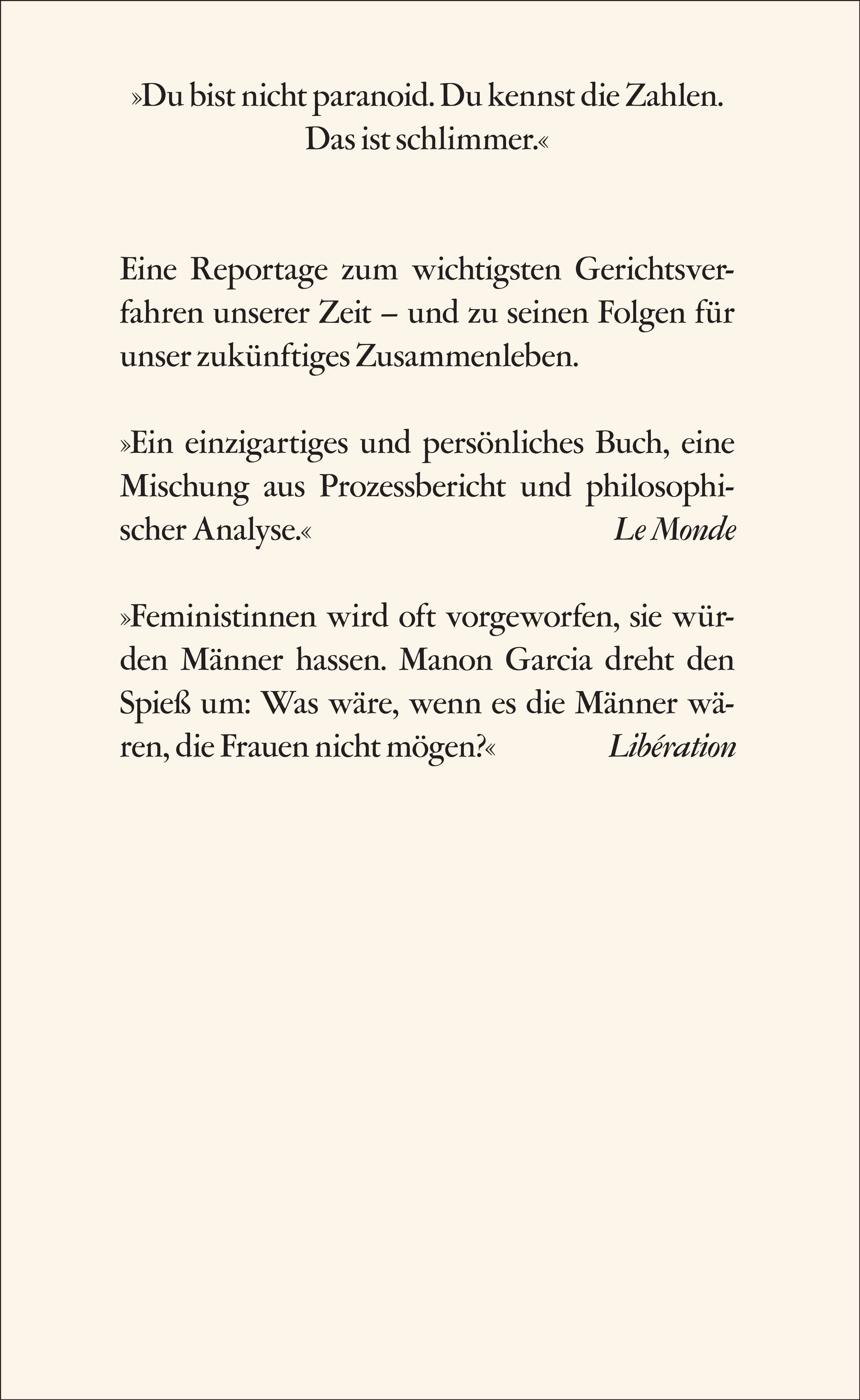 Rückseite: Mit Männern leben (Paperback)