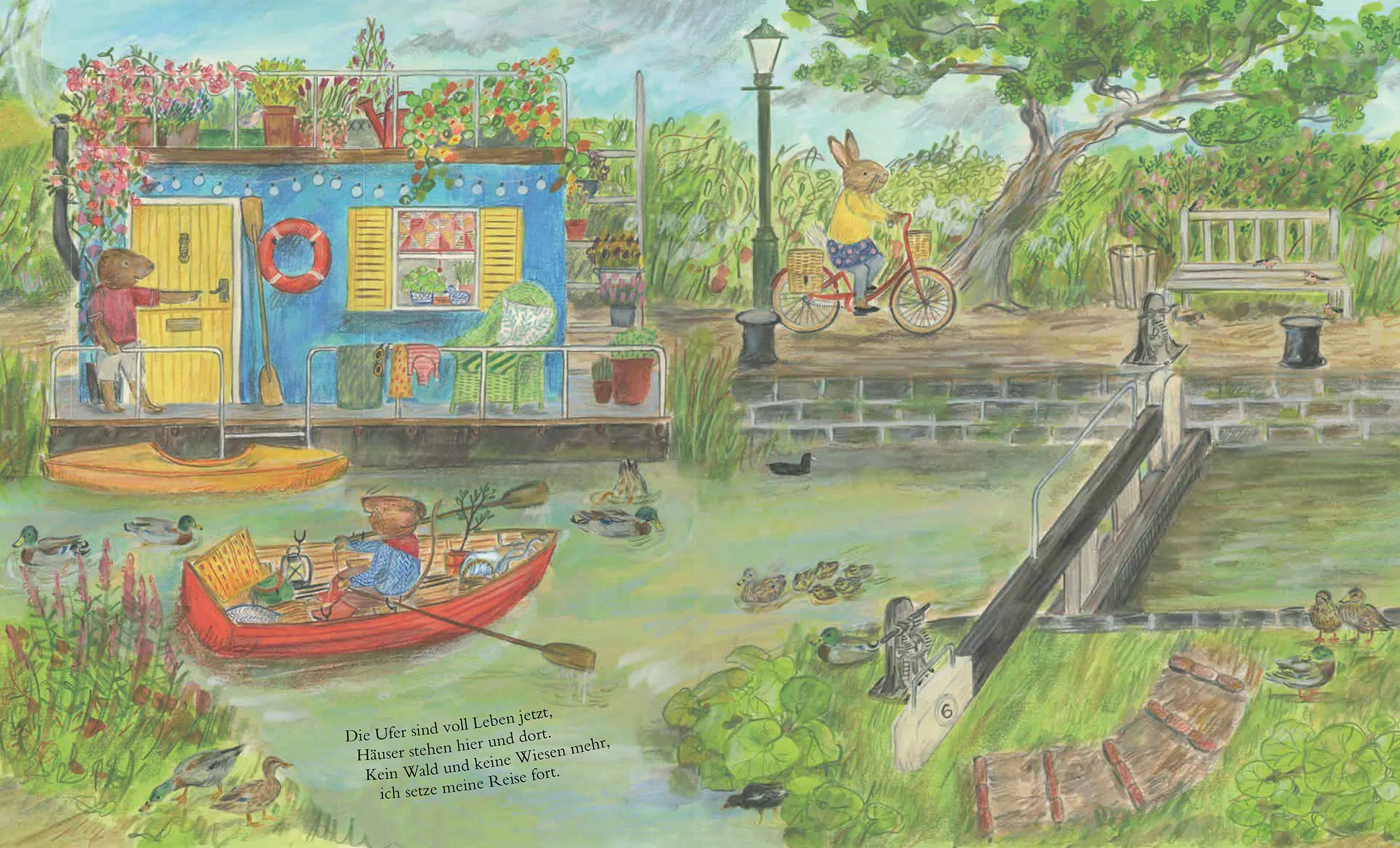 Abbildung von 'Mit Maus auf dem Fluss'