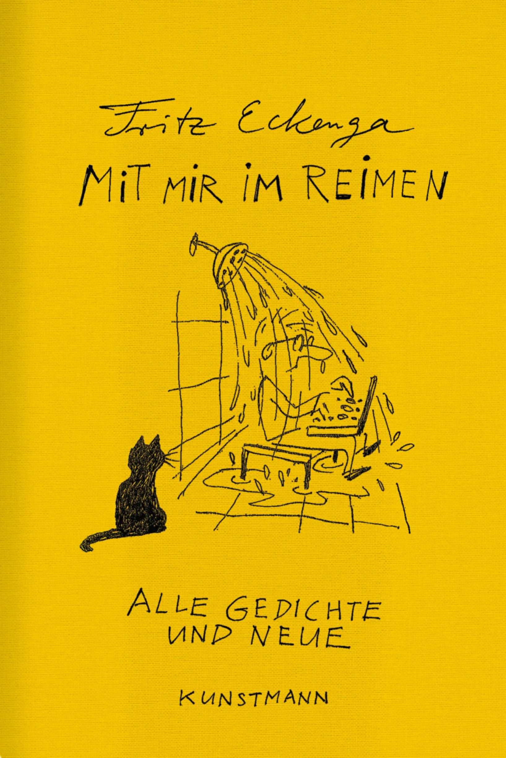 Buchcover von 'Mit mir im Reimen' - Gebundene Ausgabe von Fritz Eckenga