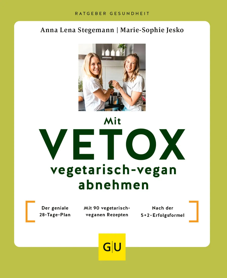 Buchcover von 'Mit VETOX vegetarisch-vegan abnehmen' - Taschenbuch von Marie-Sophie Jesko