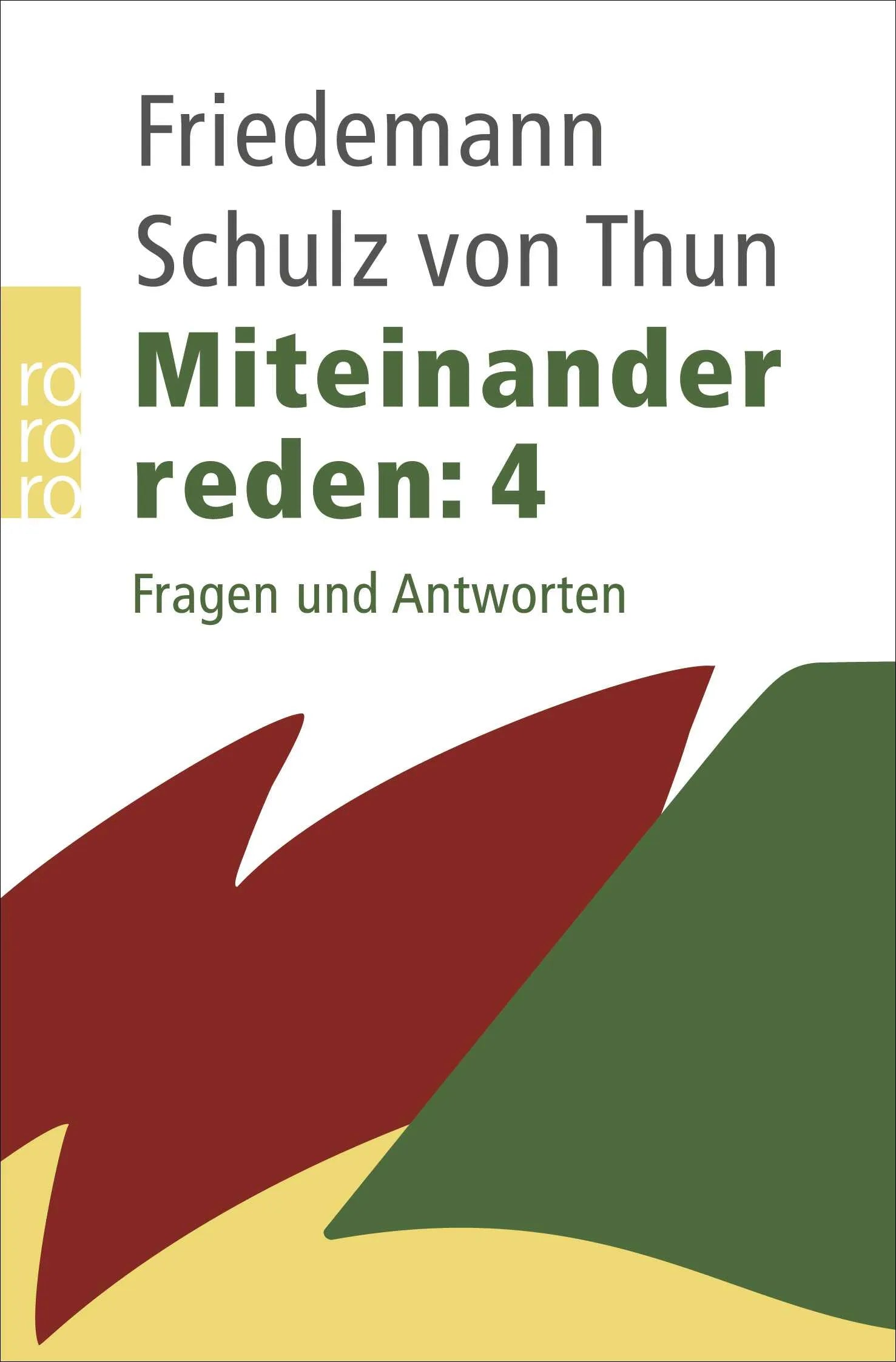 Buchcover von 'Miteinander reden: Fragen und Antworten' - Taschenbuch von Friedemann Schulz von Thun