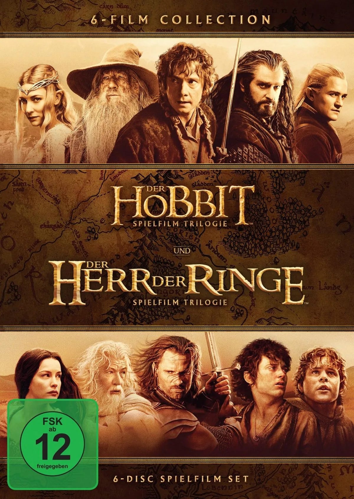 Mittelerde Collection  [6 DVDs] - DVD