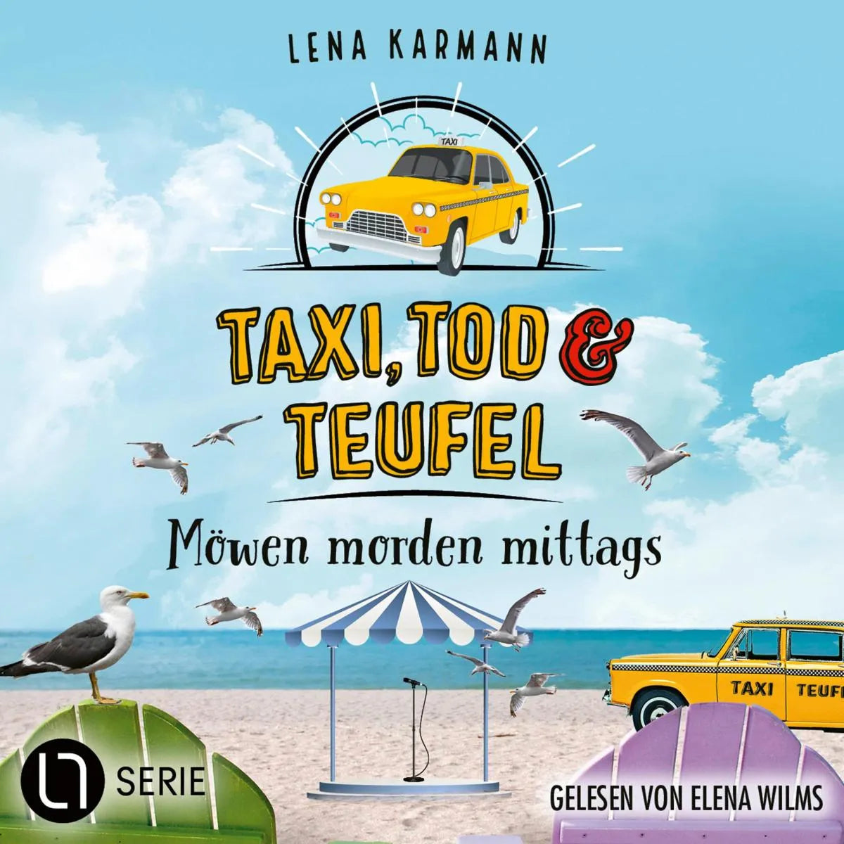 Cover: Möwen morden mittags (Hörbuch Download) von Lena Karmann