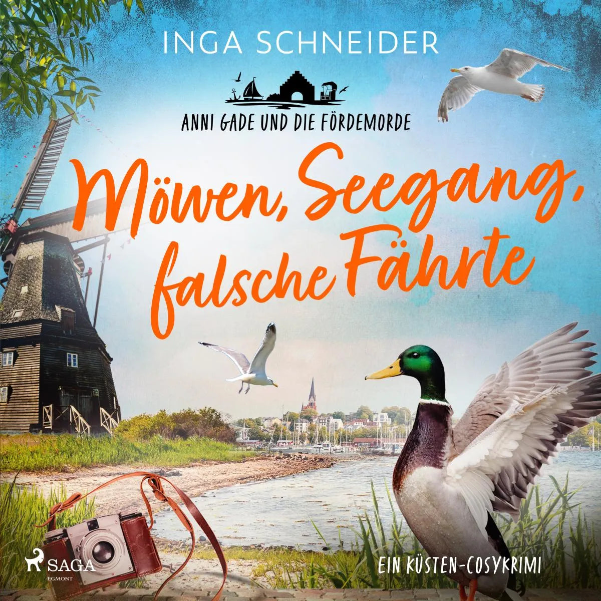 Cover: Möwen, Seegang, falsche Fährte (Hörbuch Download) von Inga Schneider