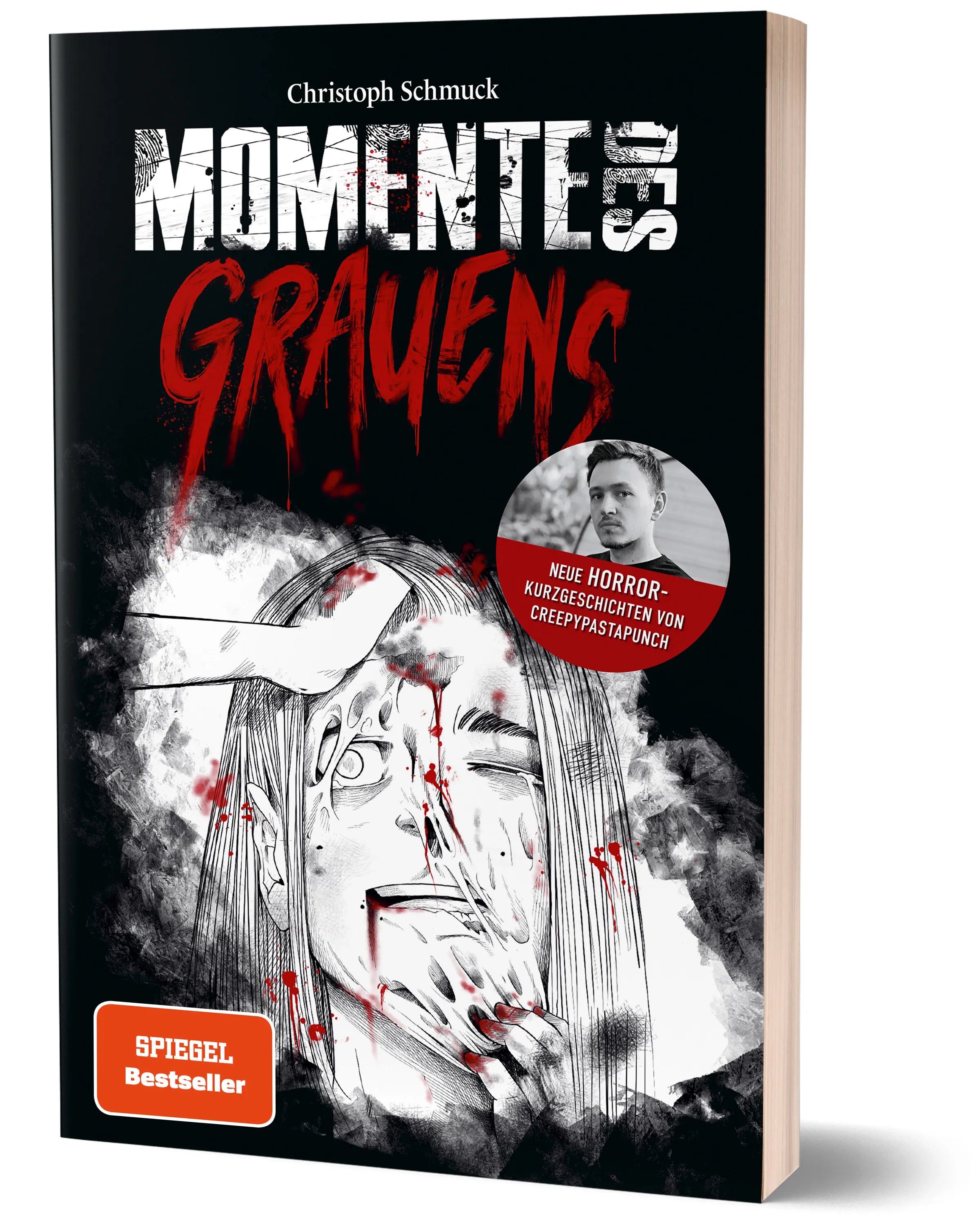 Buchcover von 'Momente des Grauens' - Paperback von CreepyPastaPunch