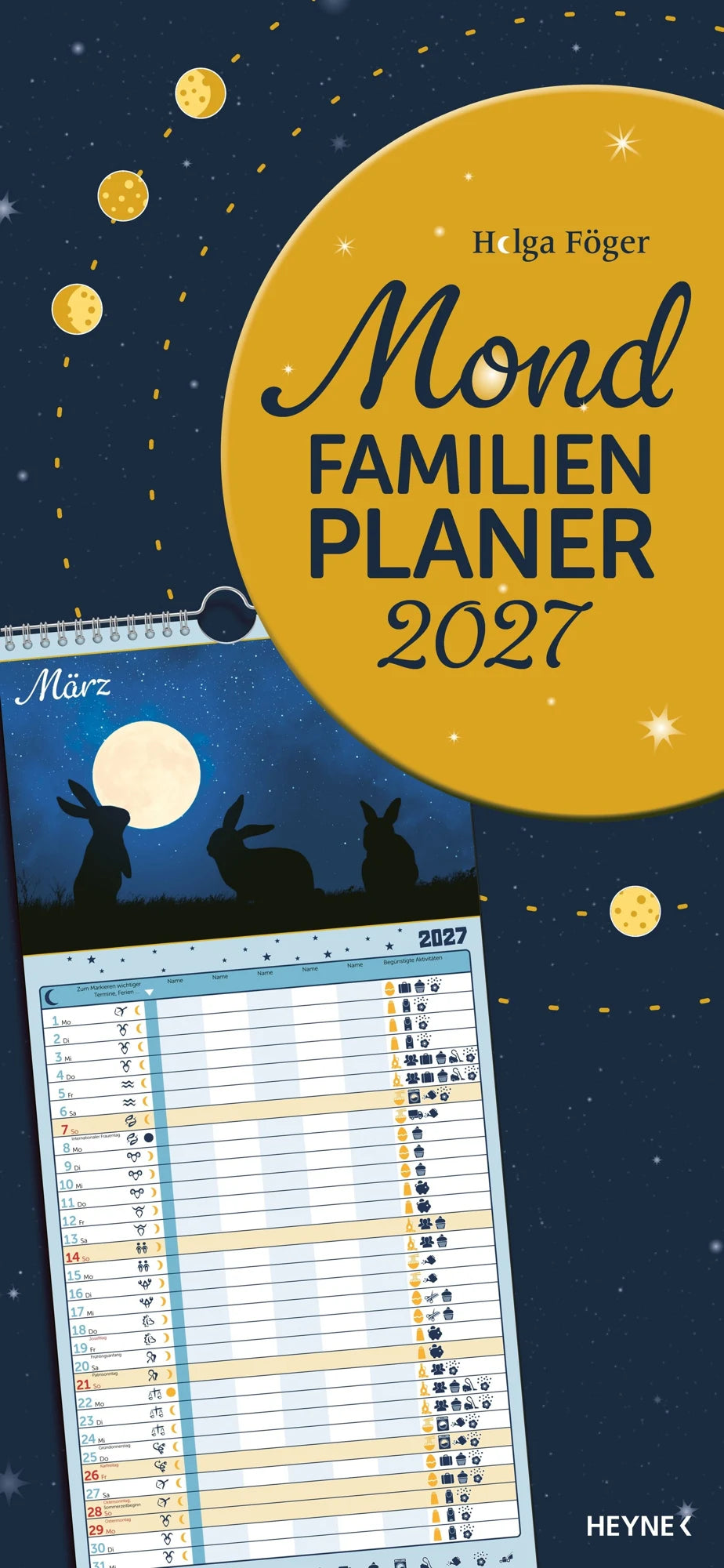 Familienplaner: Mond-Familienplaner 2027