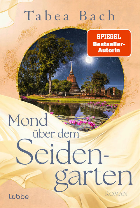 Mond über dem Seidengarten