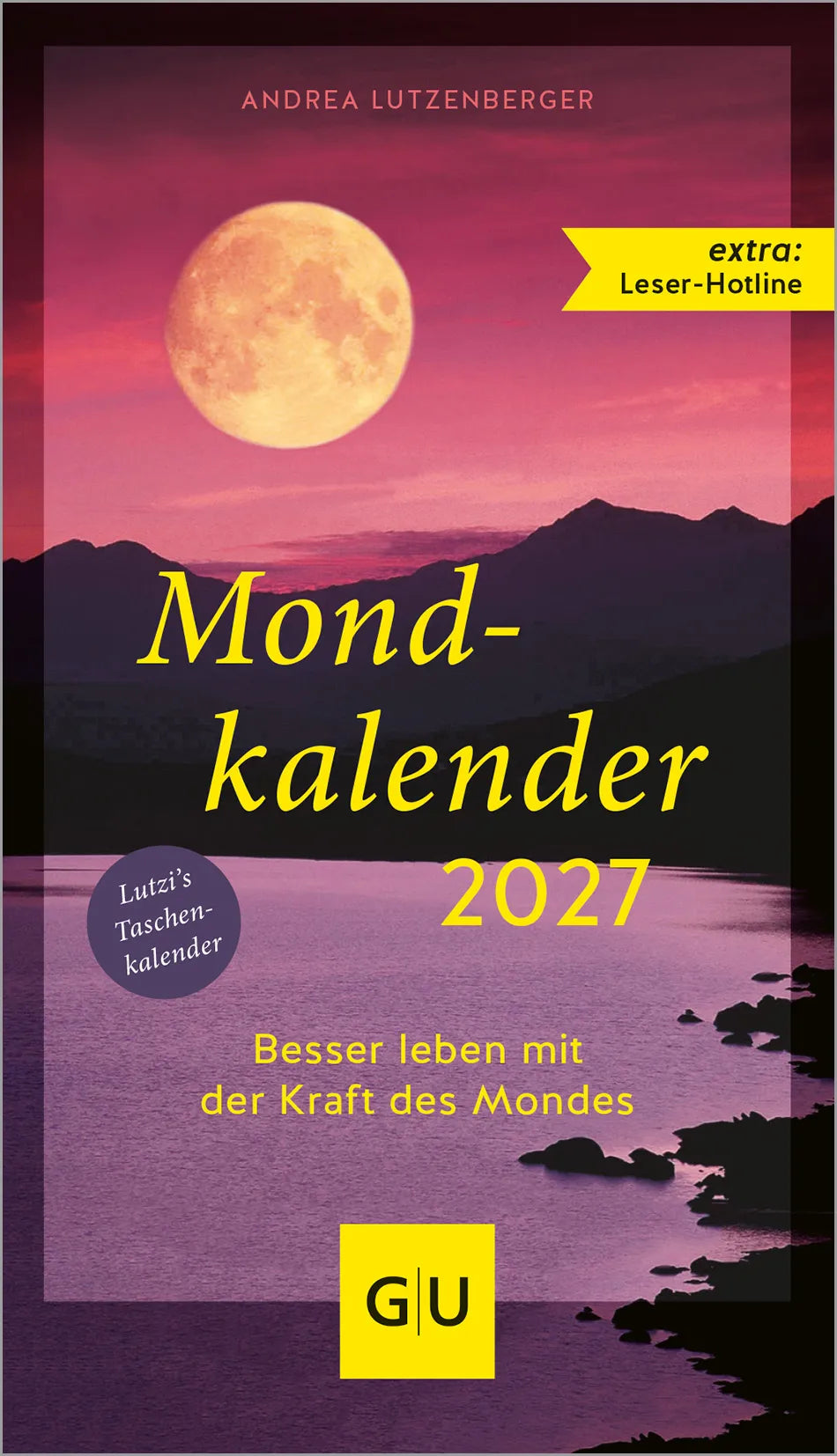 Buchcover von 'Mondkalender 2027' - Paperback von Andrea Lutzenberger