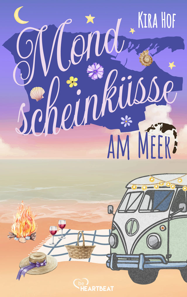 Cover: Mondscheinküsse am Meer (E-Book) von Kira Hof