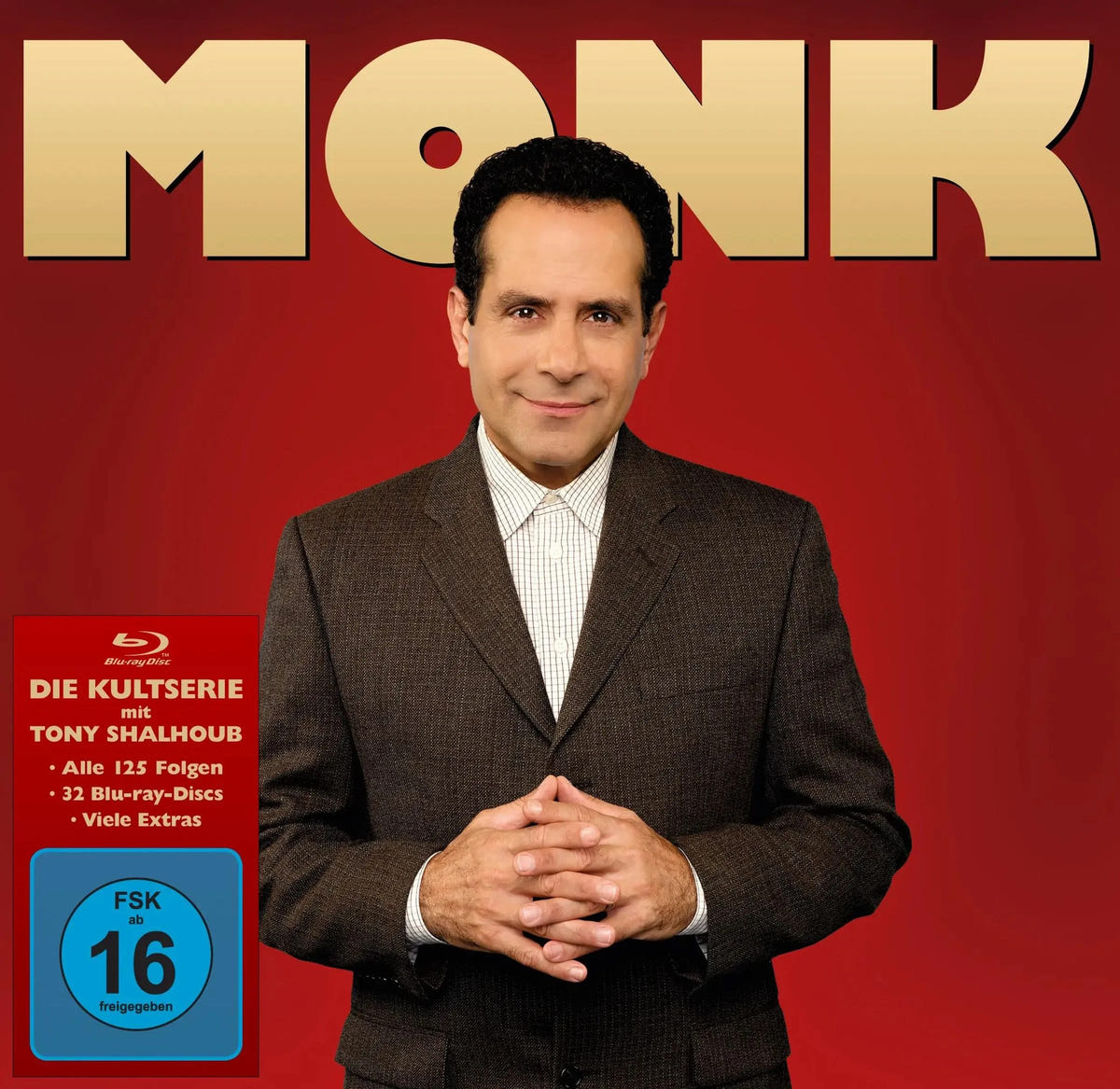 Blu-ray-Cover: Monk - Die komplette Serie