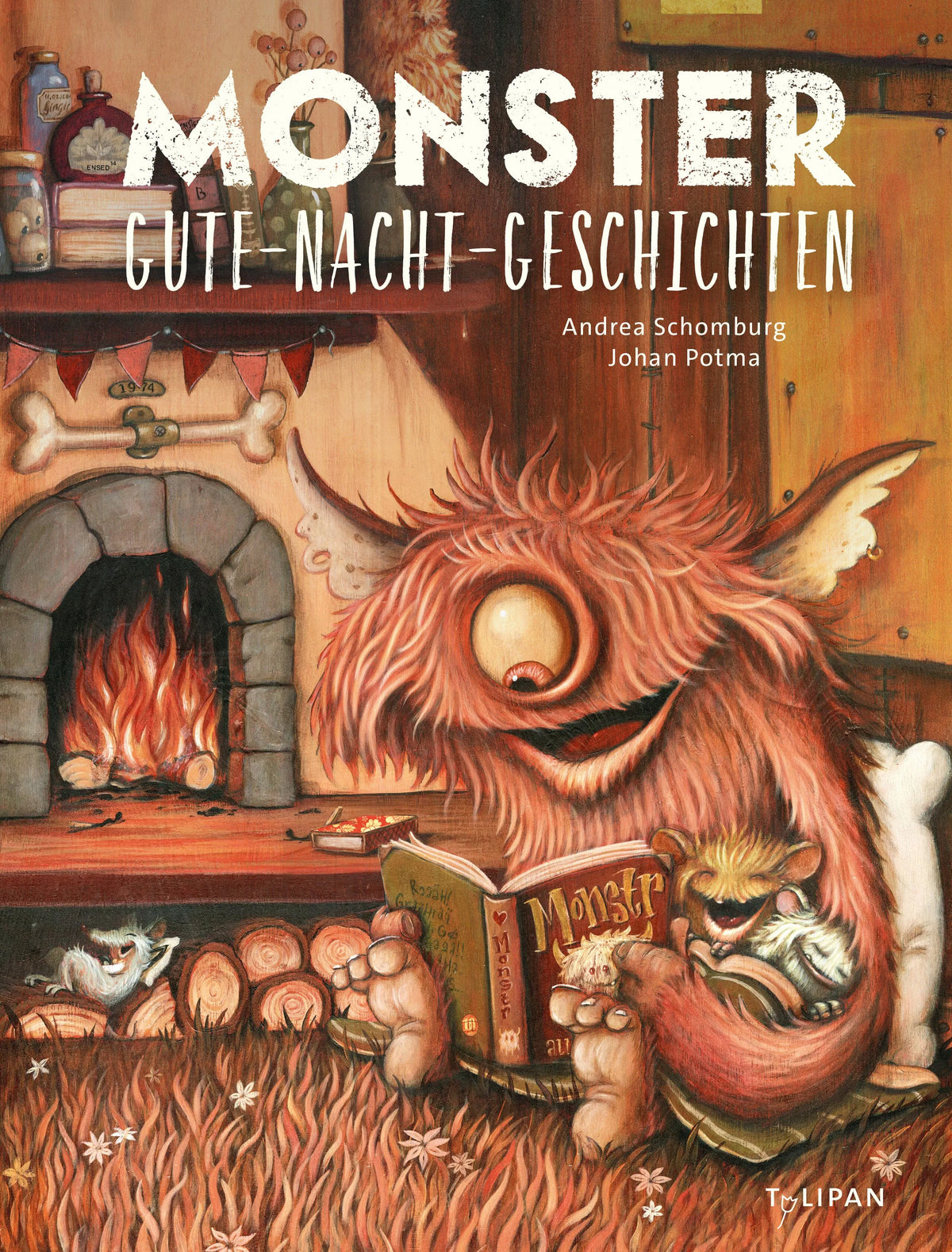 Cover: MONSTER Gute-Nacht-Geschichten (Hardcover) von Andrea Schomburg