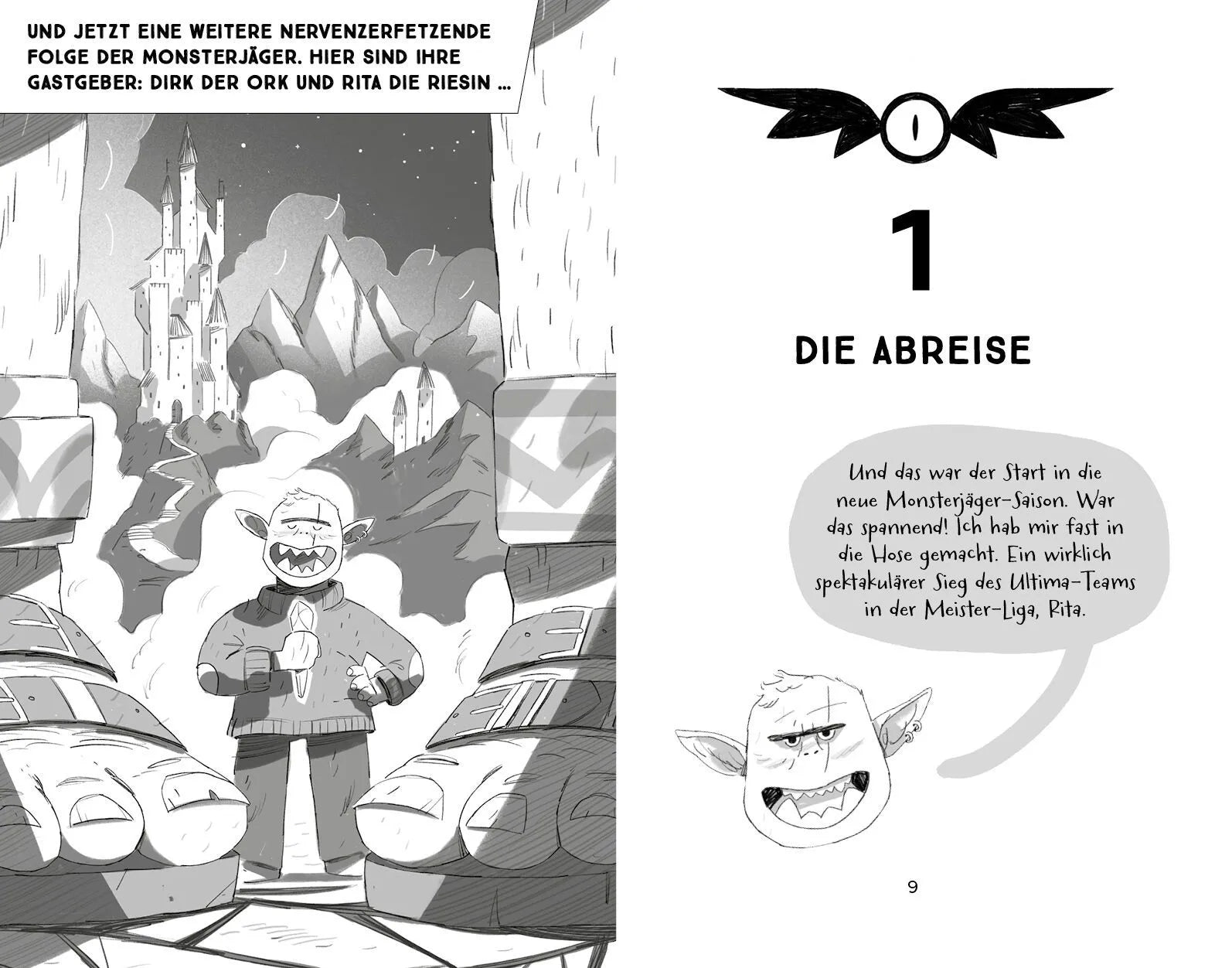 Detailansicht: Monsterjäger – Level 2: Himmelsschlacht (Hardcover)