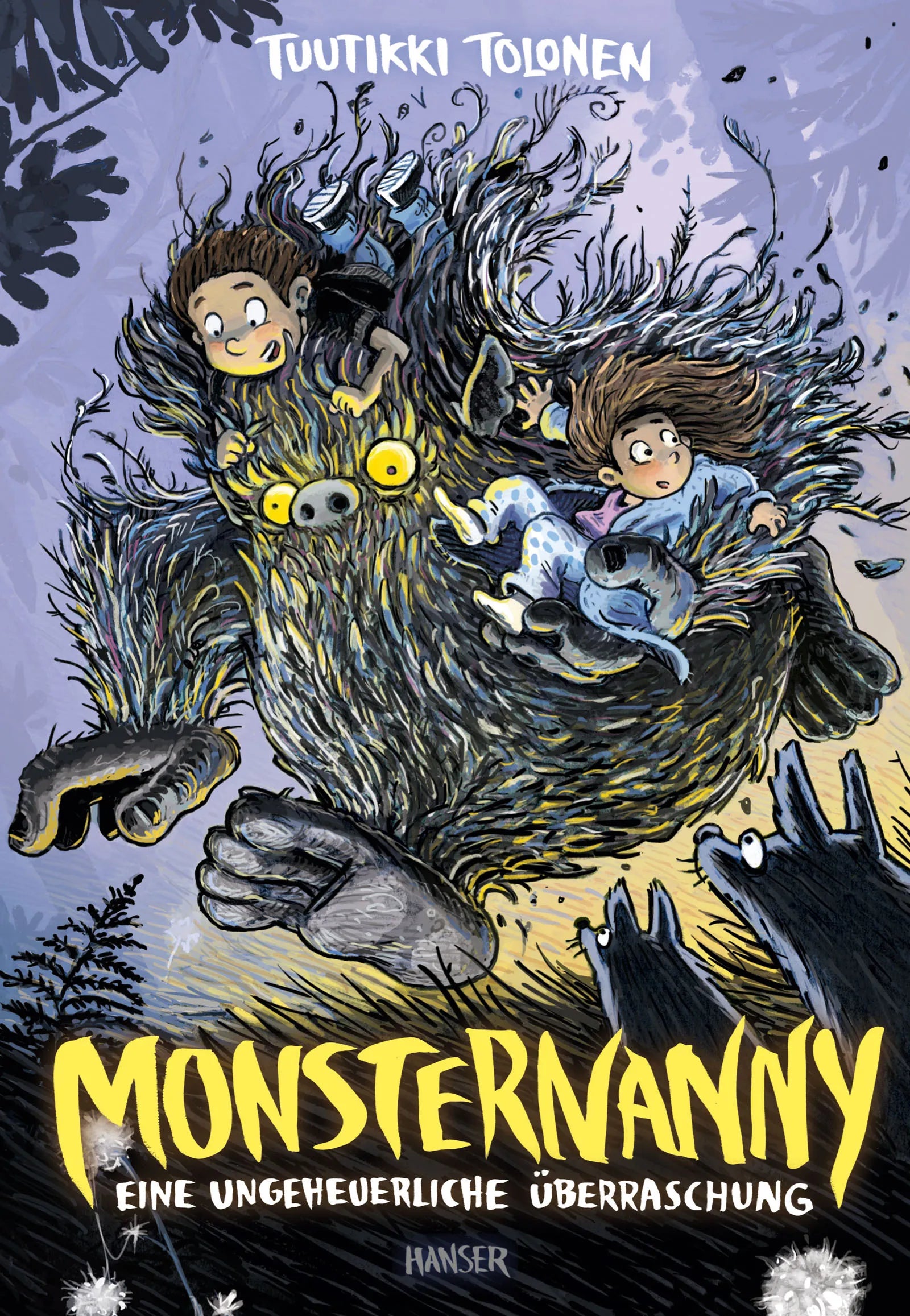 Buchcover von 'Monsternanny - Eine ungeheuerliche Überraschung' - Gebundene Ausgabe von Tuutikki Tolonen