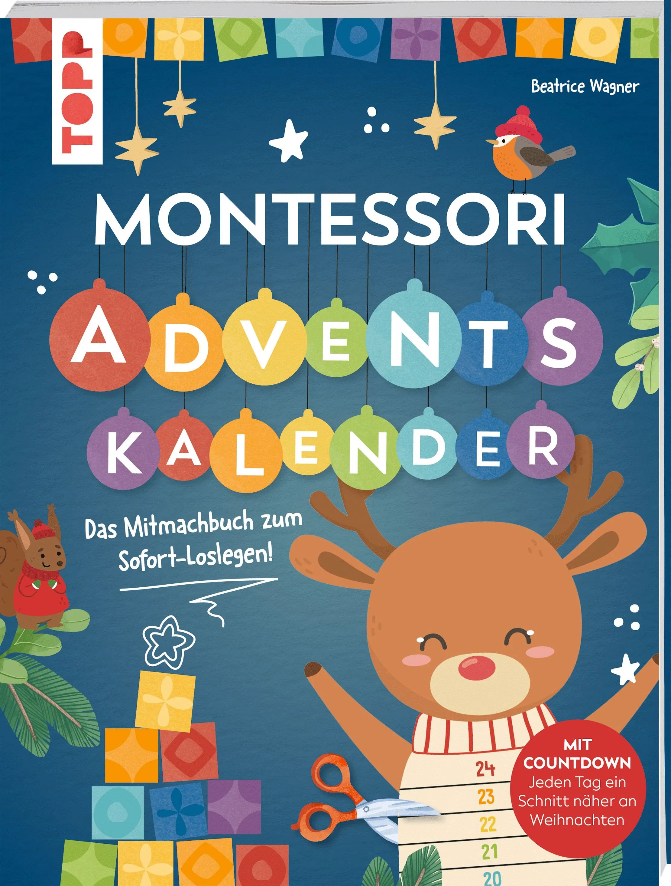 Cover: Montessori Adventskalender (Taschenbuch) von Beatrice Wagner
