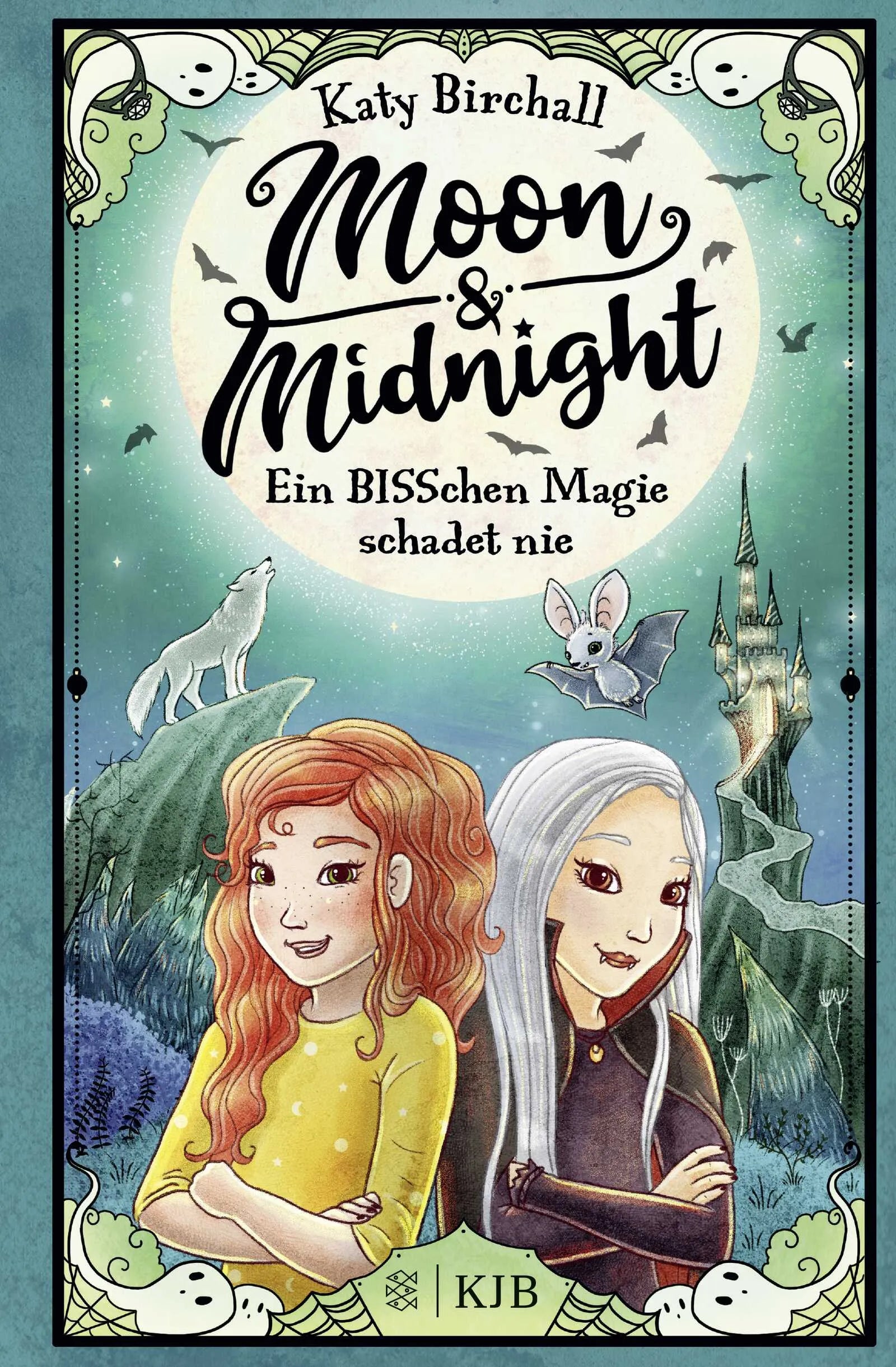Buchcover von 'Moon & Midnight − Ein BISSchen Magie schadet nie' - Gebundene Ausgabe von Katy Birchall