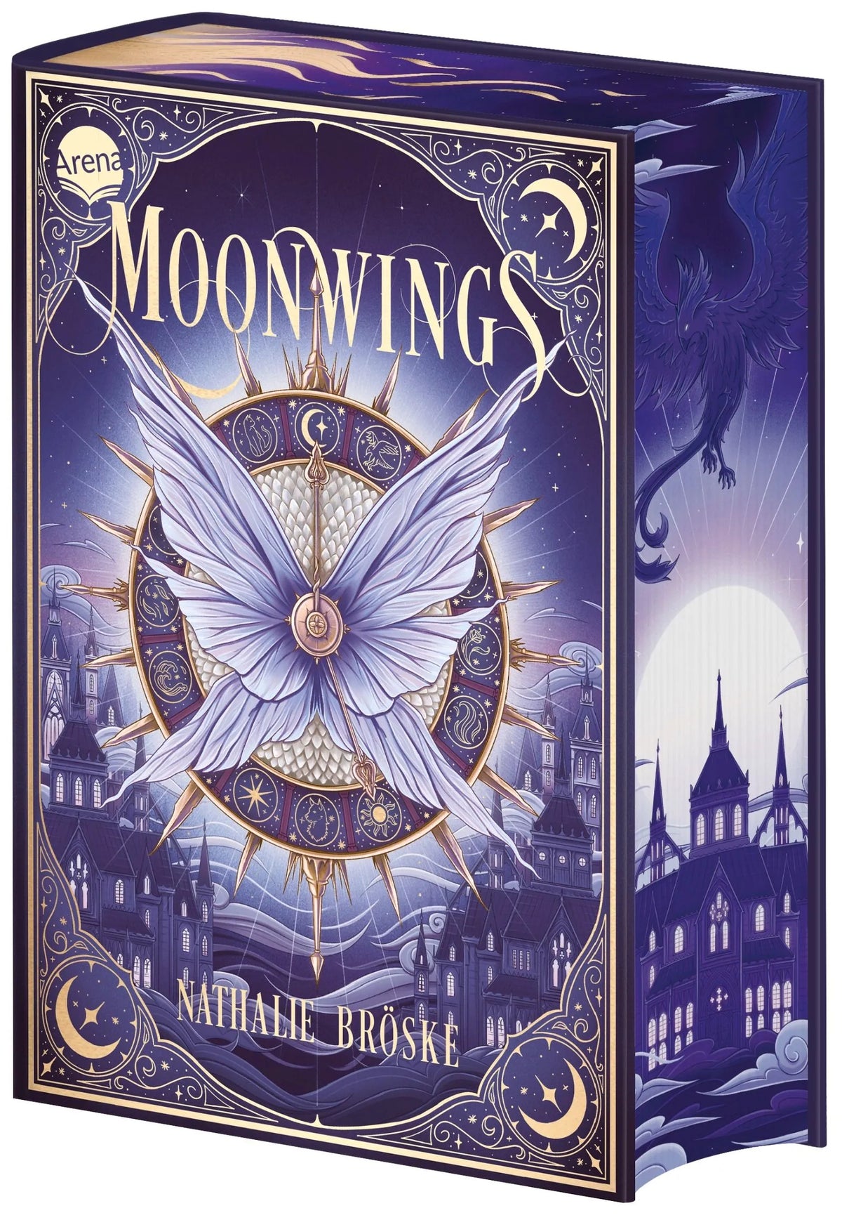 Cover: Moonwings (Hardcover) von Nathalie Bröske
